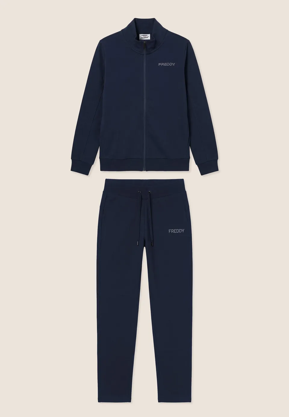 freddy-tuta-sportiva-donna-zip-col-haut-logos-perles image 1