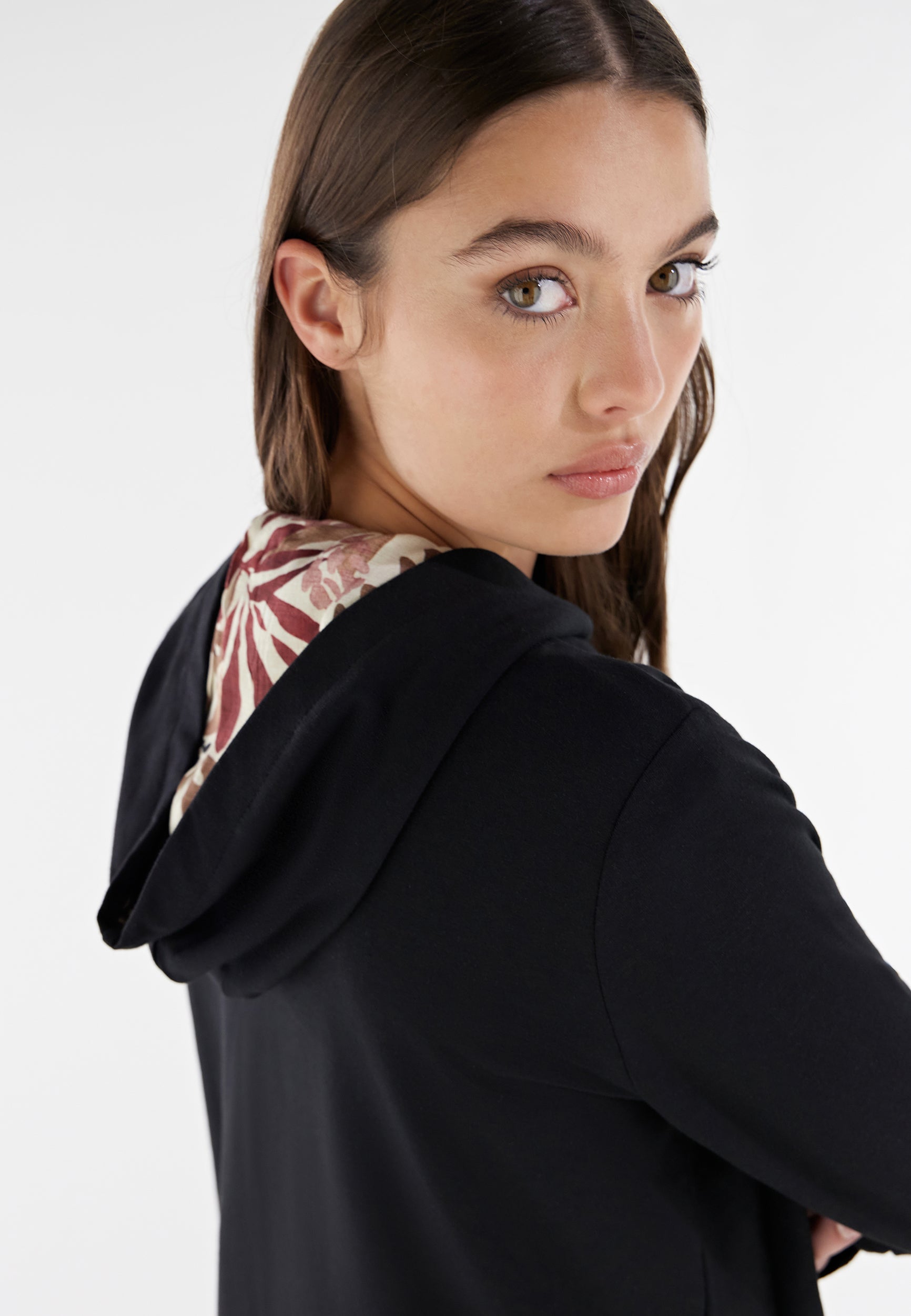 freddy-sweat-zipp-comfort-french-terry-modal-capuche-beige image 3