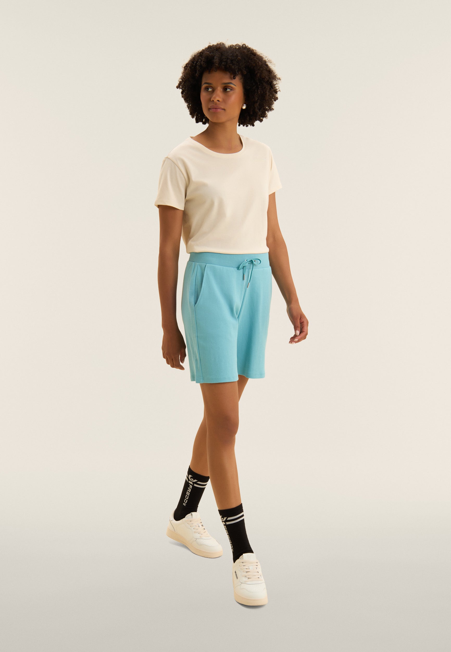 freddy-pantalon-court-regular-logo-glitter-short-coton image 2