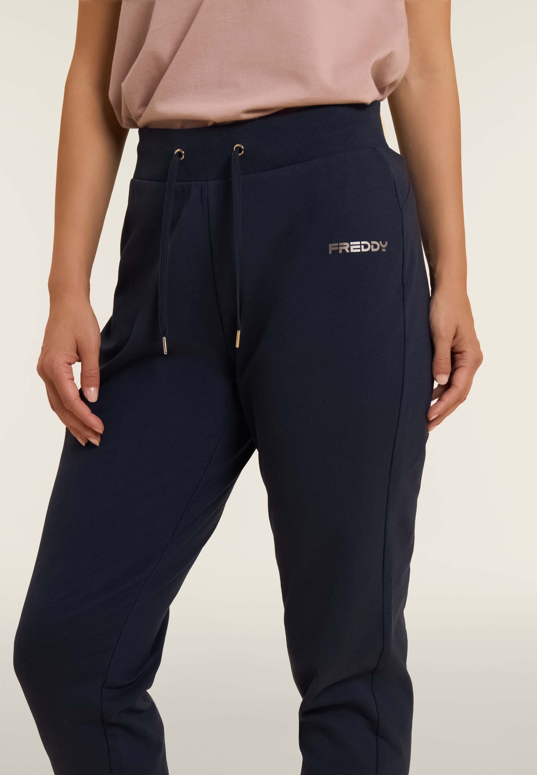 freddy-pantalon-jogging-regular-molleton-poignets-et-cordon image 4