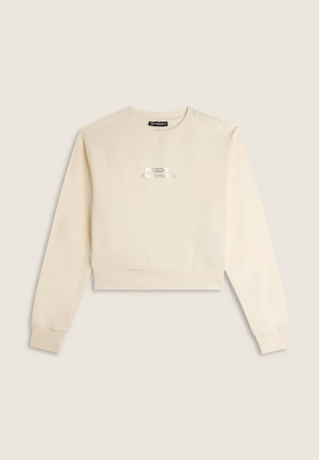 freddy-felpa-cropped-cut-out-dos-femme-french-terry image 1