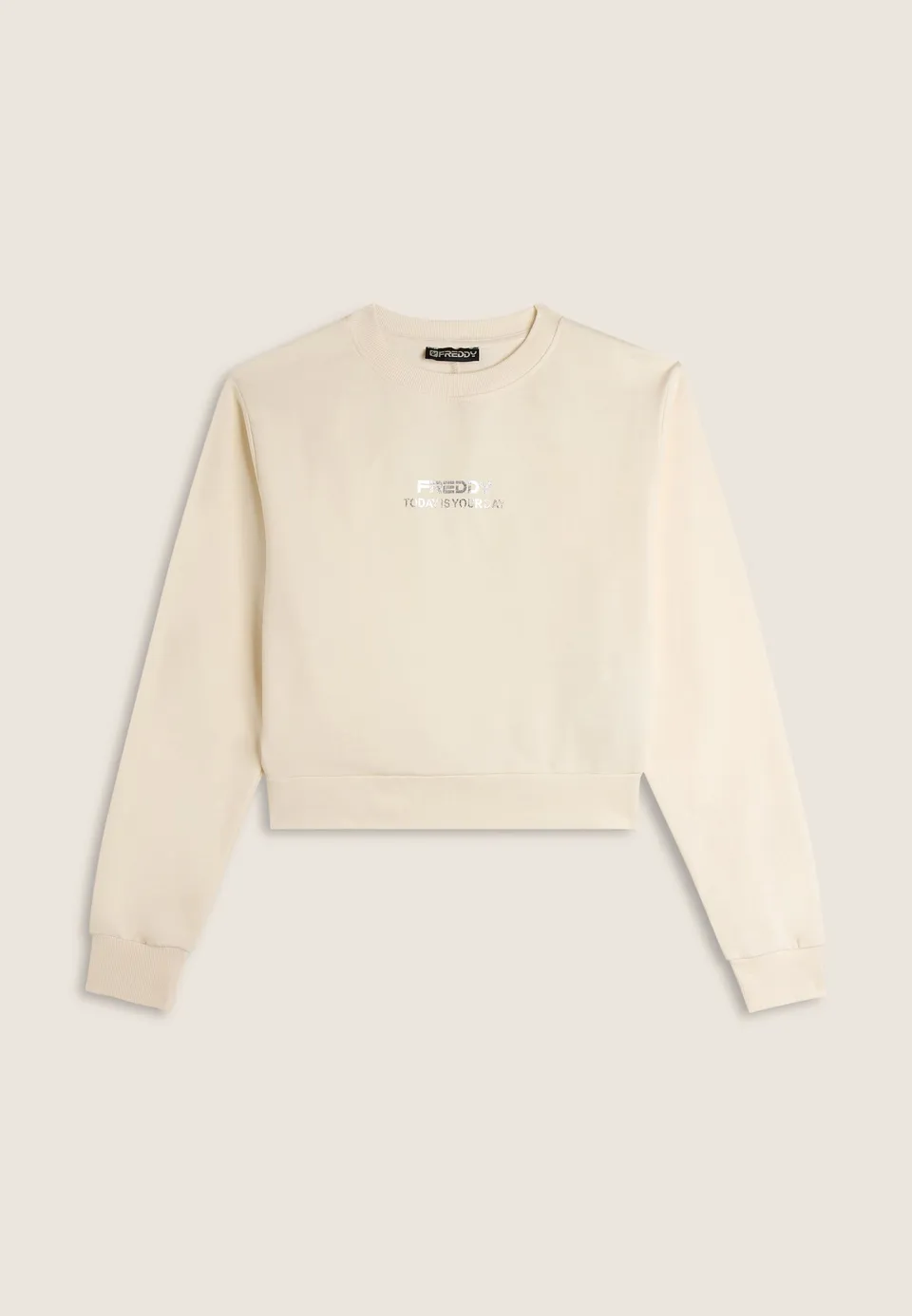 freddy-felpa-cropped-cut-out-dos-femme-french-terry image 1