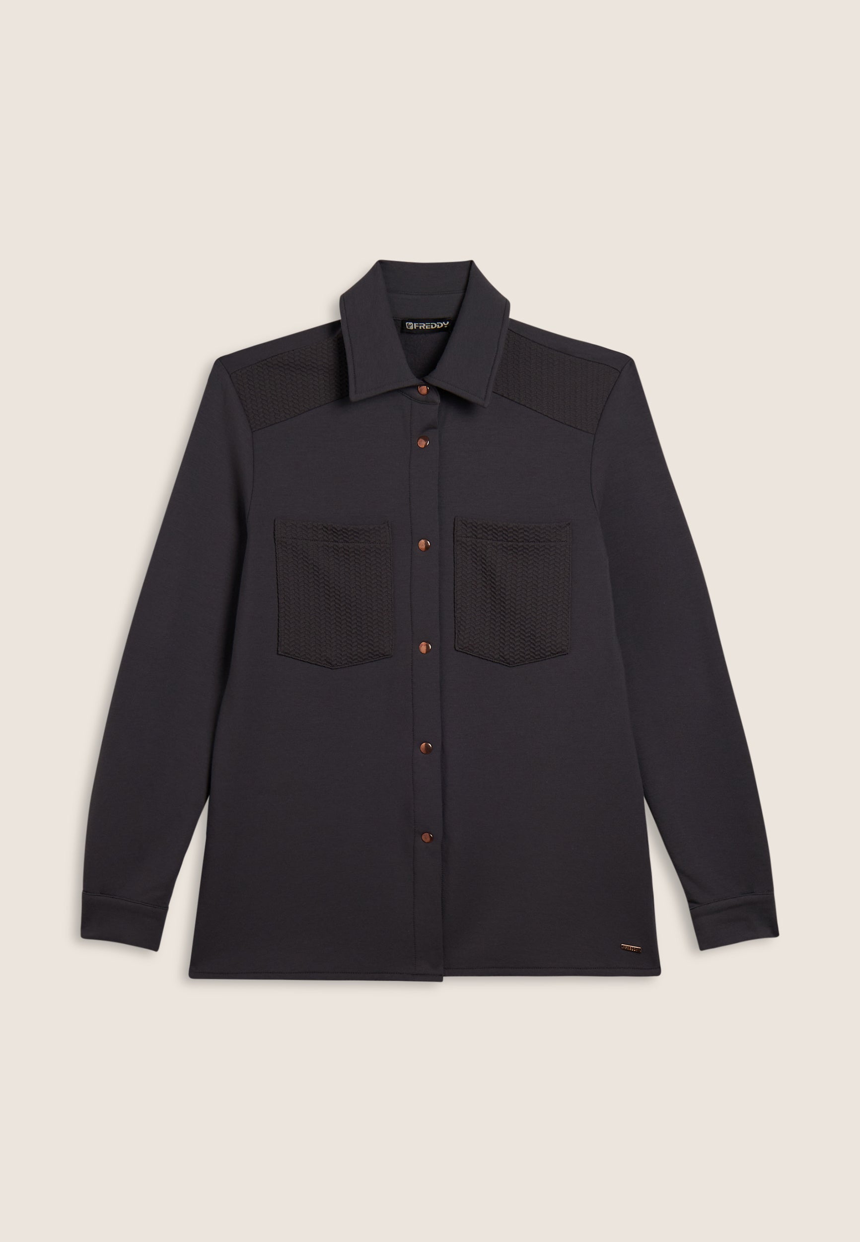 freddy-chemise-femme-sweat-modal-boutons-dor-s image 5