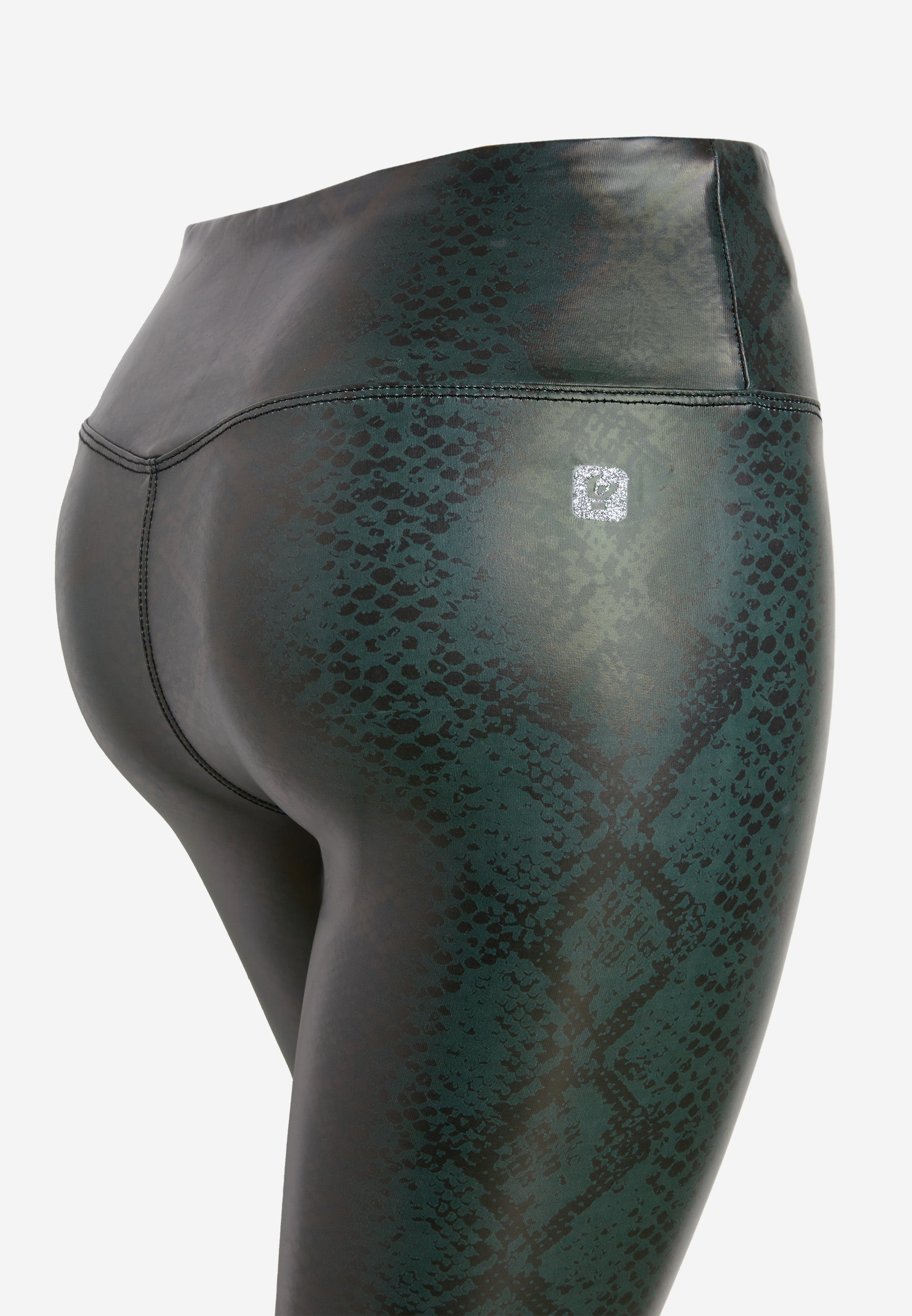 freddy-legging-taille-haute-7-8-coated-effet-serpent image 6