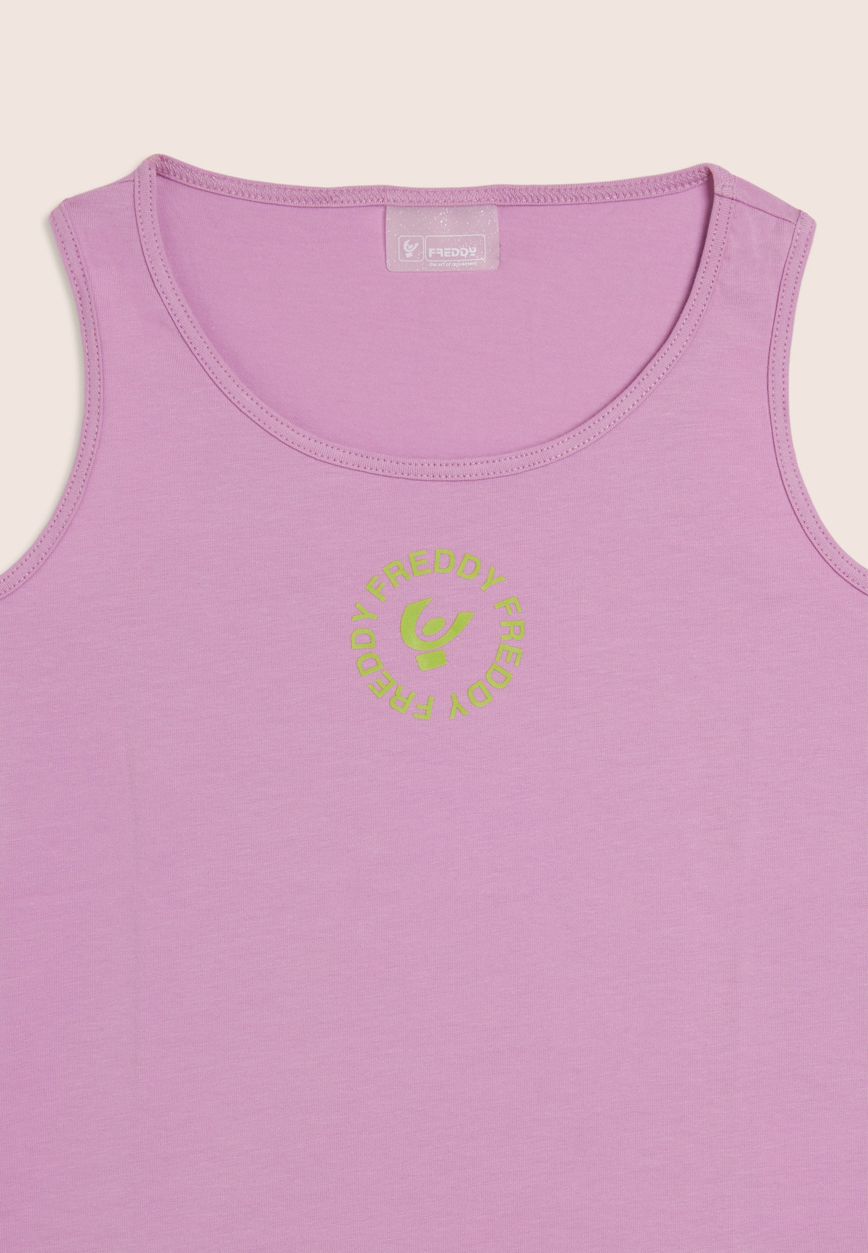 freddy-canotta-girocollo-logo-d-bardeur-coton-femme image 3