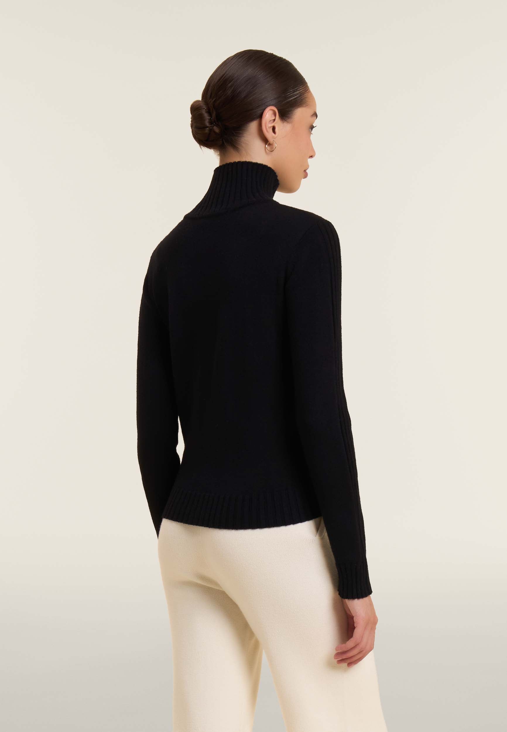 freddy-maglia-col-chemise-pull-slim-fit-zipp-femme image 3