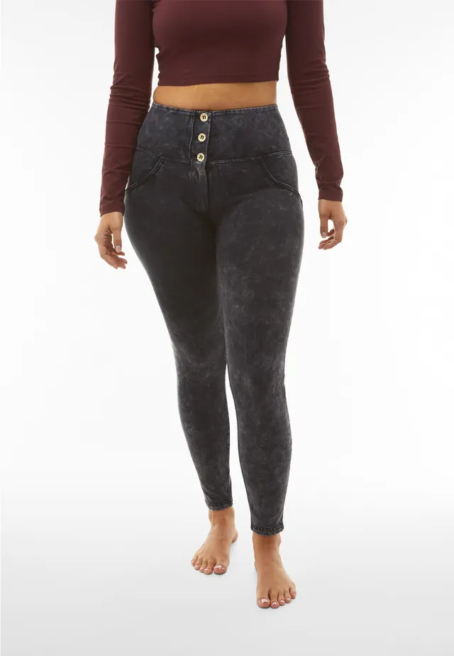 pantalon-freddy-wr-up-taille-haute-3-boutons-effet-bleached image 1