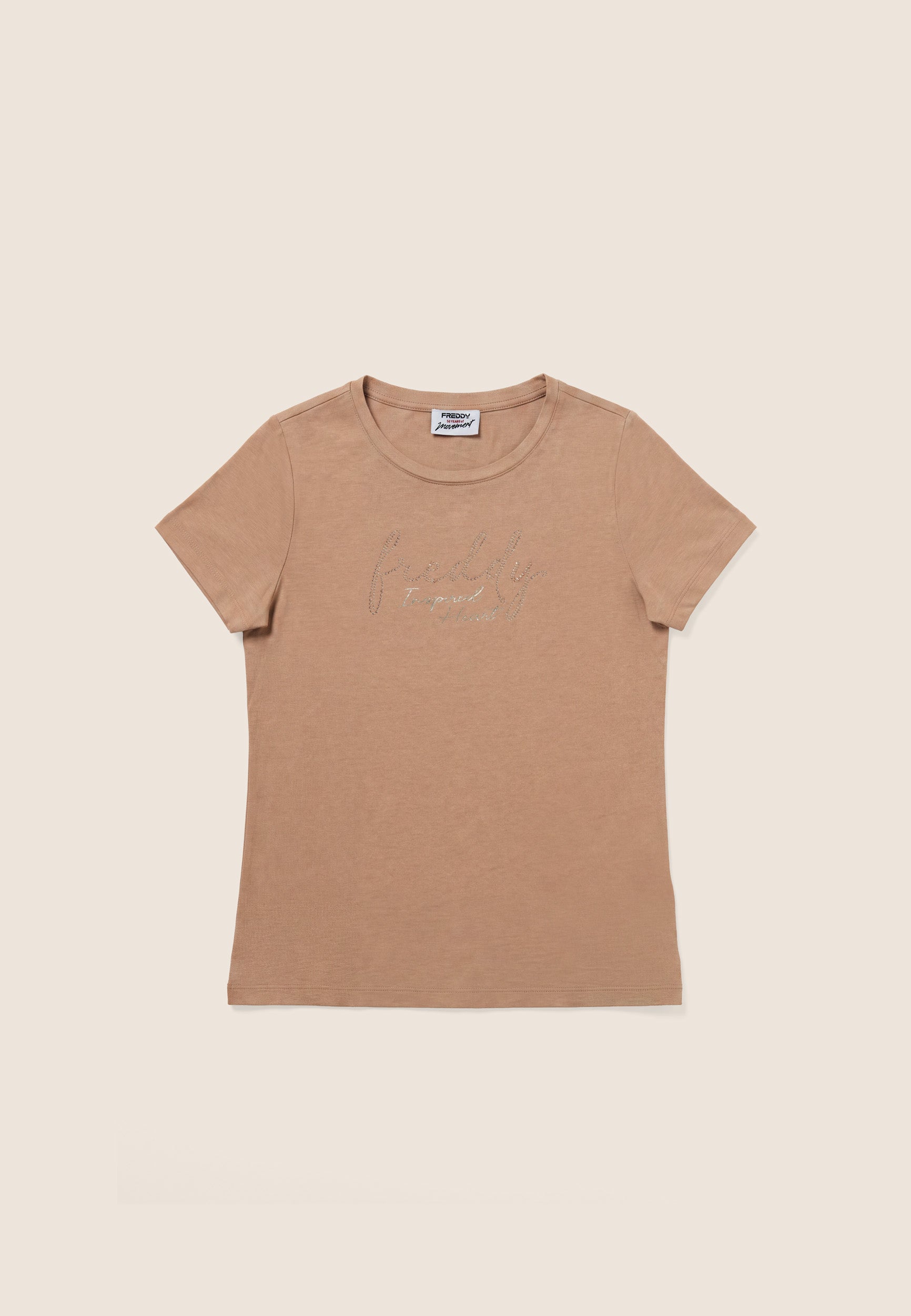 freddy-t-shirt-femme-col-rond-inspired-heart-dor-jersey-coton-et-modal image 5