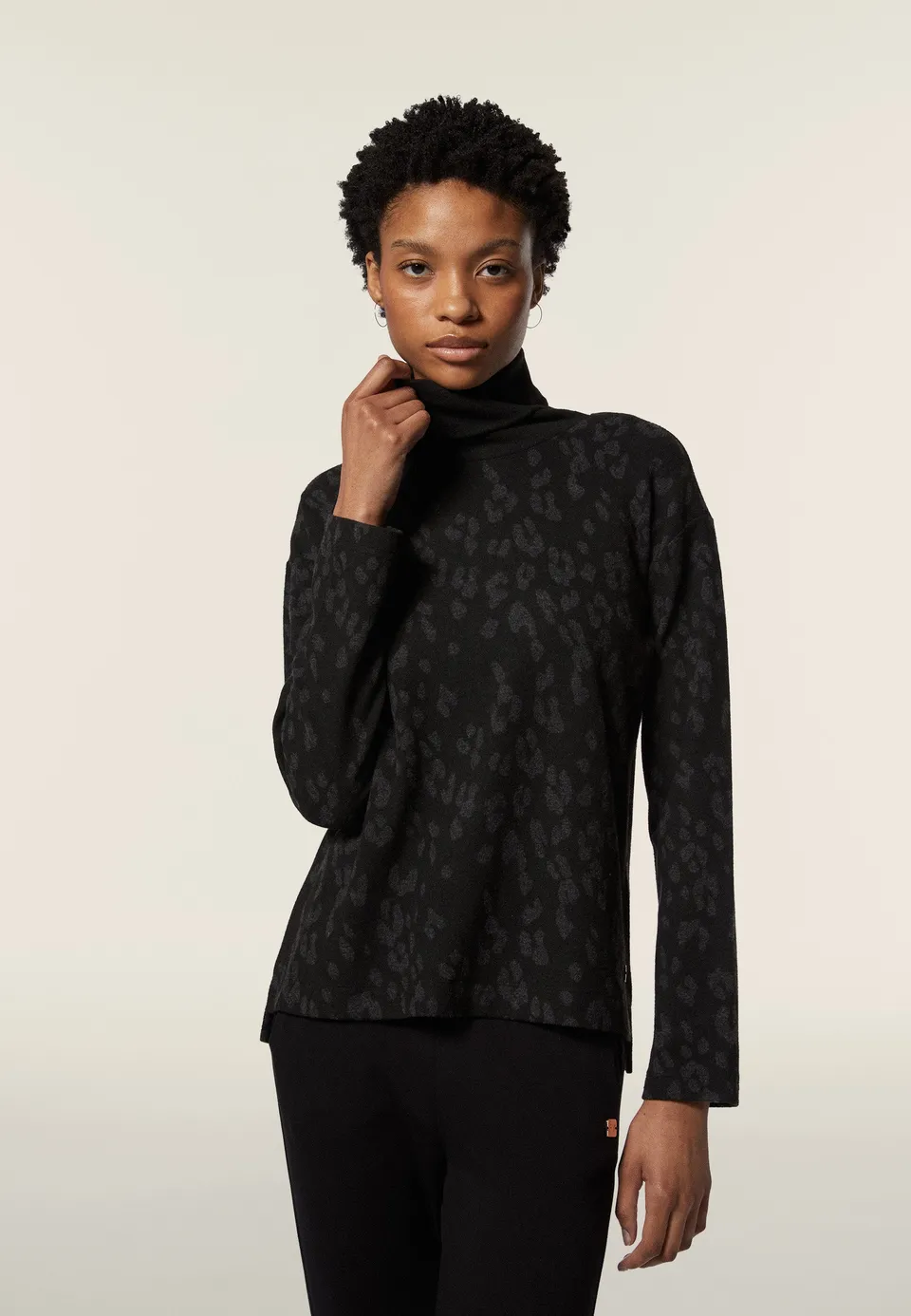 freddy-sweat-femme-viscose-interlock-tricot-imprim-animalier image 1
