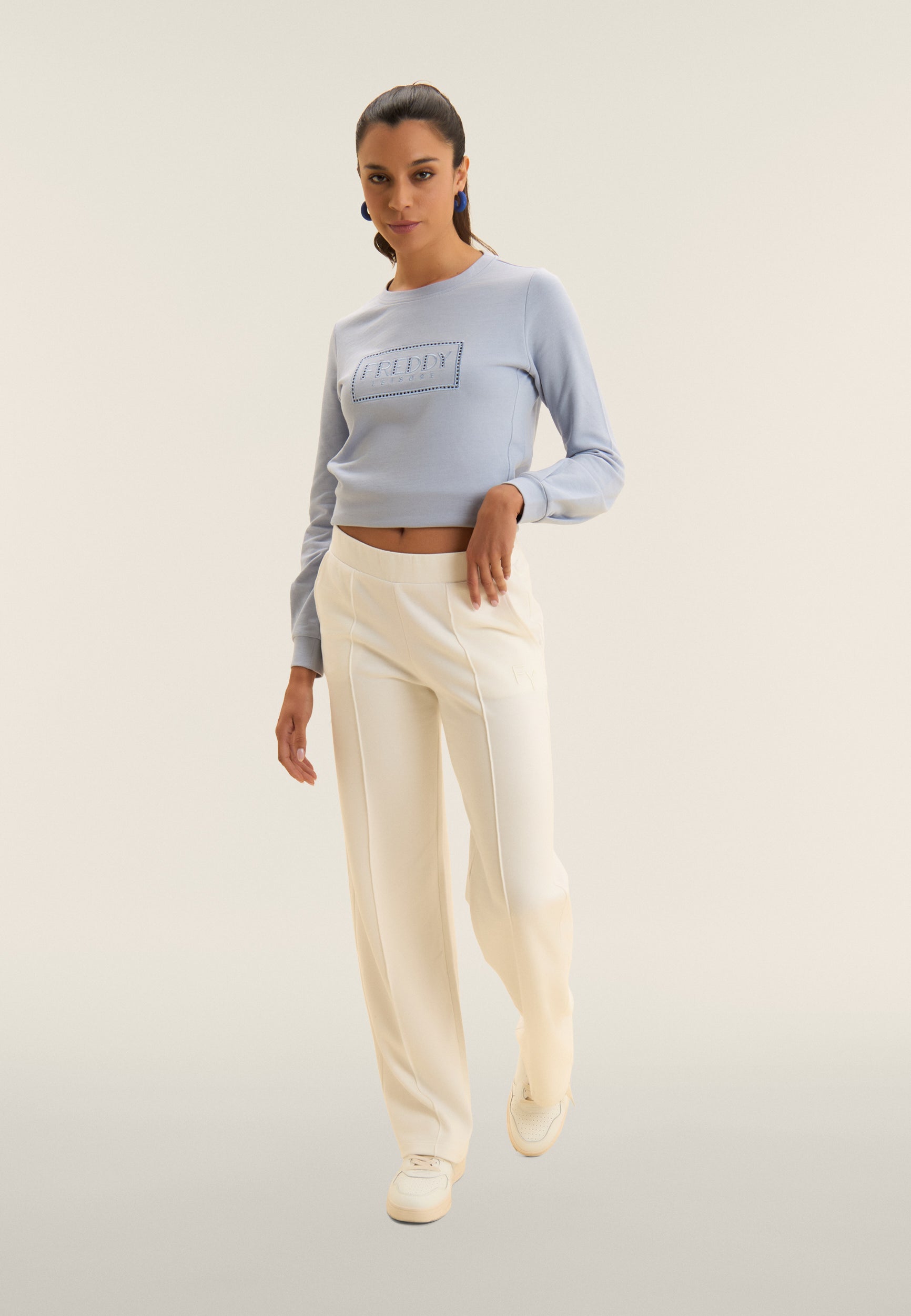 freddy-pantalon-sport-wide-leg-logo-fy-brod-french-terry image 2
