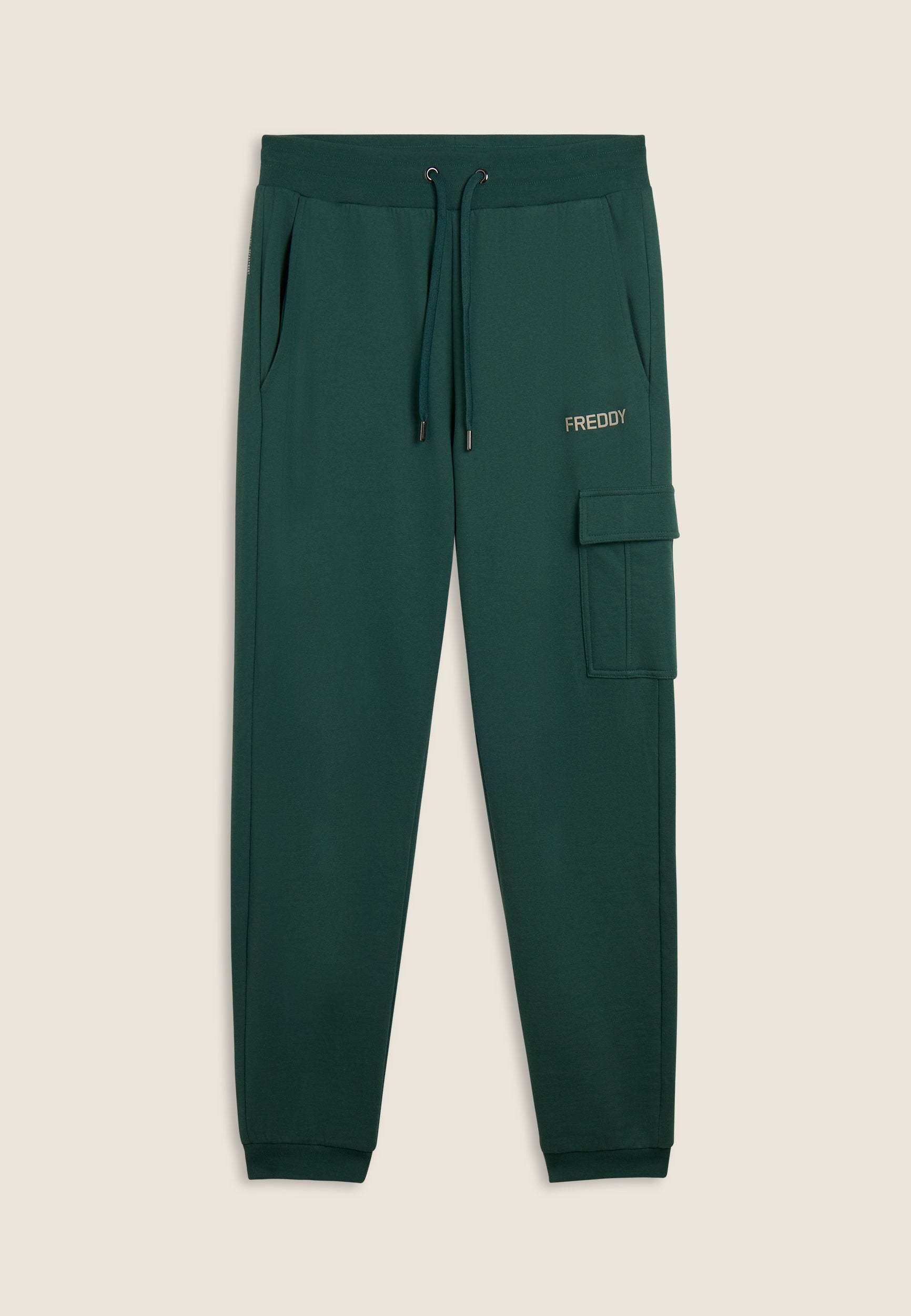freddy-pantalon-cargo-pantalon-jogging-cargo-en-molleton-avec-poche-cuisse image 5