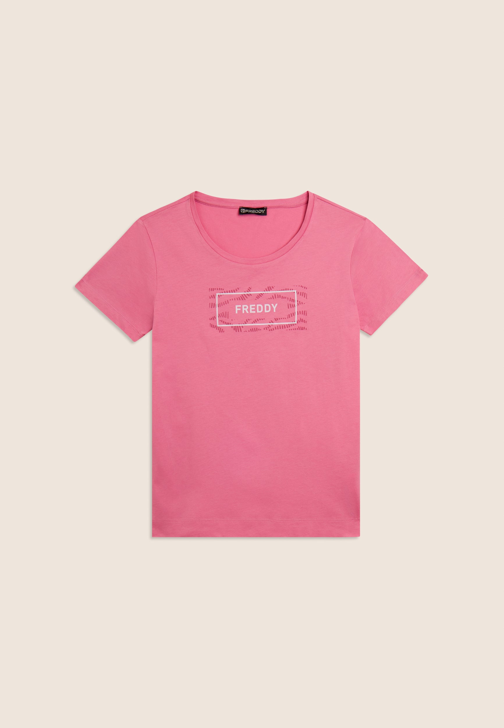 freddy-t-shirt-coton-logo-ondul-manches-courtes image 5