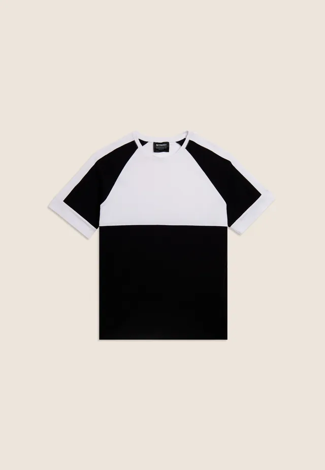 freddy-t-shirt-femme-color-block-jersey-coton-extensible image 1