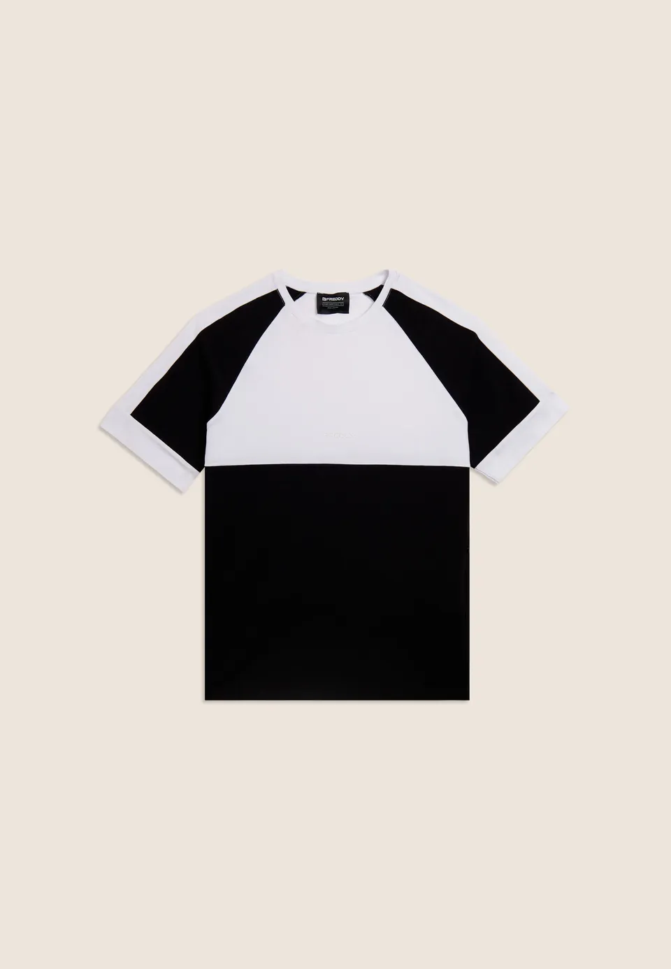 freddy-t-shirt-femme-color-block-jersey-coton-extensible image 1