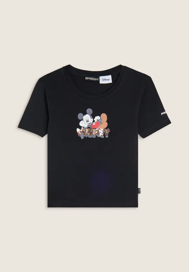 freddy-t-shirt-cropped-slim-mickey-mouse-jersey image 1