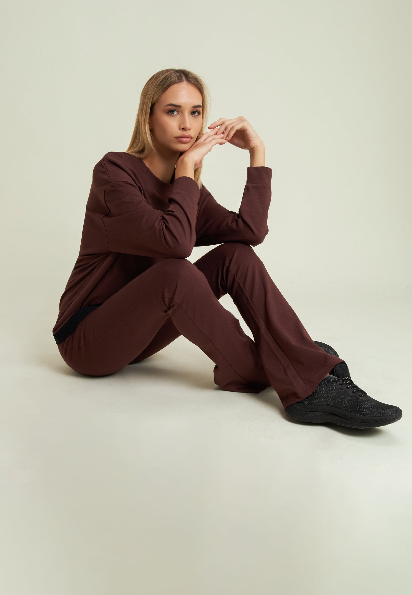 freddy-pantalon-femme-superflare-taille-haute-molleton-stretch image 2