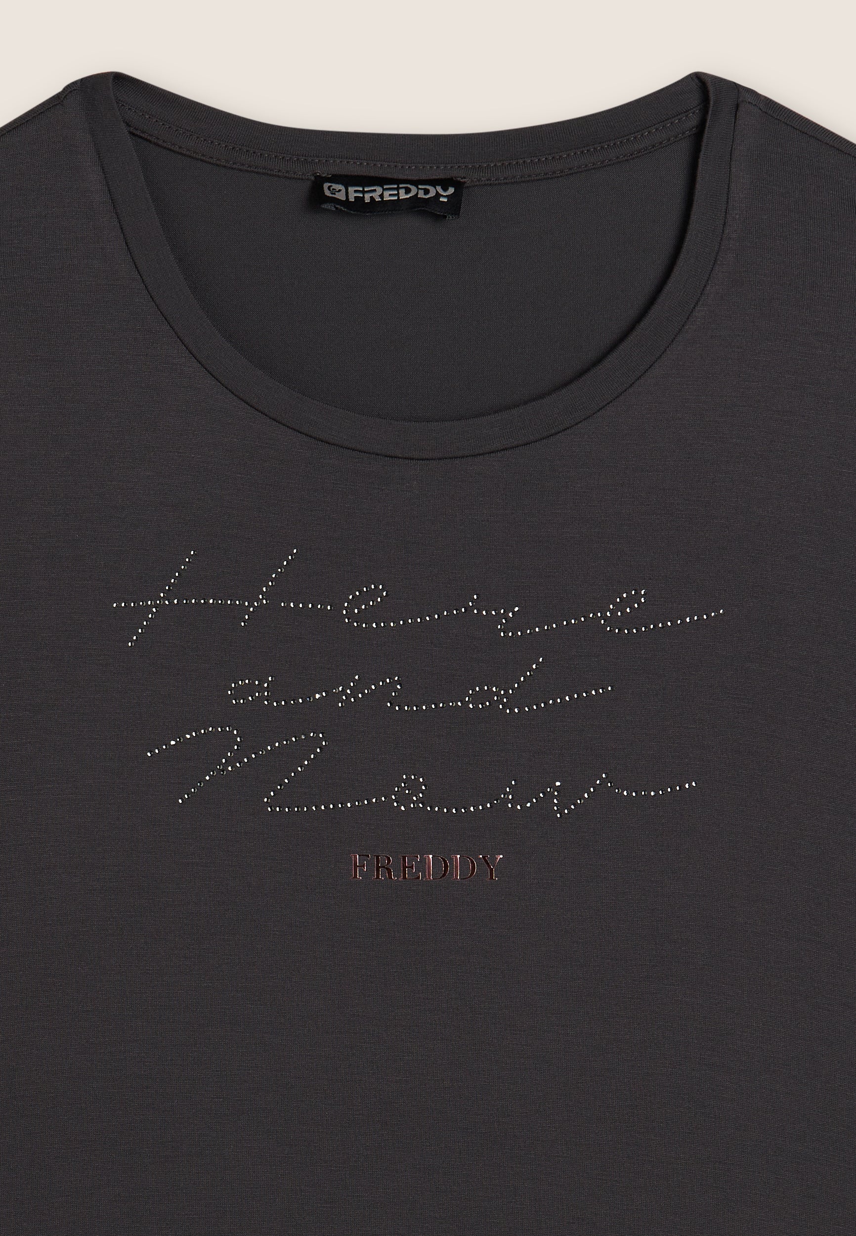 freddy-here-and-now-t-shirt-femme-manches-longues-strass image 7