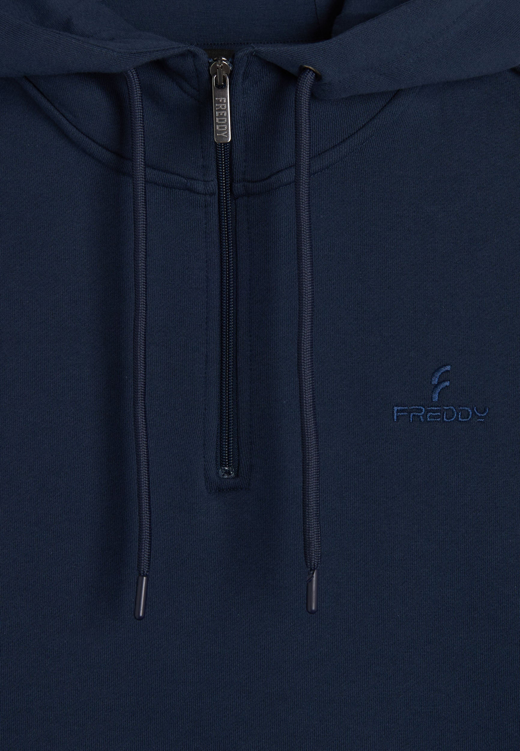sweat-freddy-femme-demi-zip-capuche-100-coton image 6