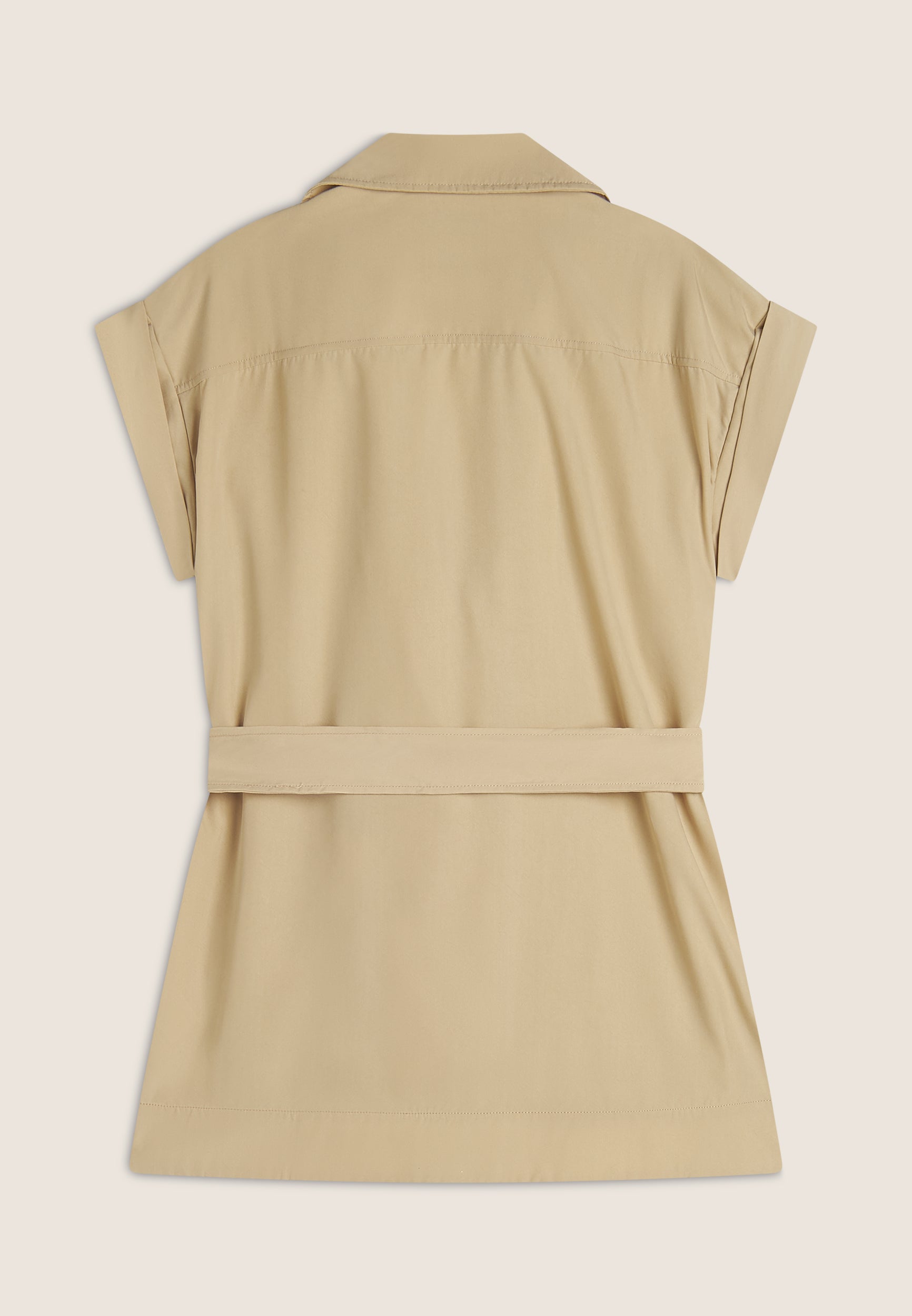 freddy-trench-femme-sans-manches-ceinture-lyocell image 6