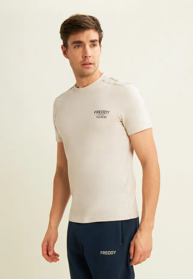 freddy-t-shirt-coton-logo-coeur-inserts-camouflage image 1