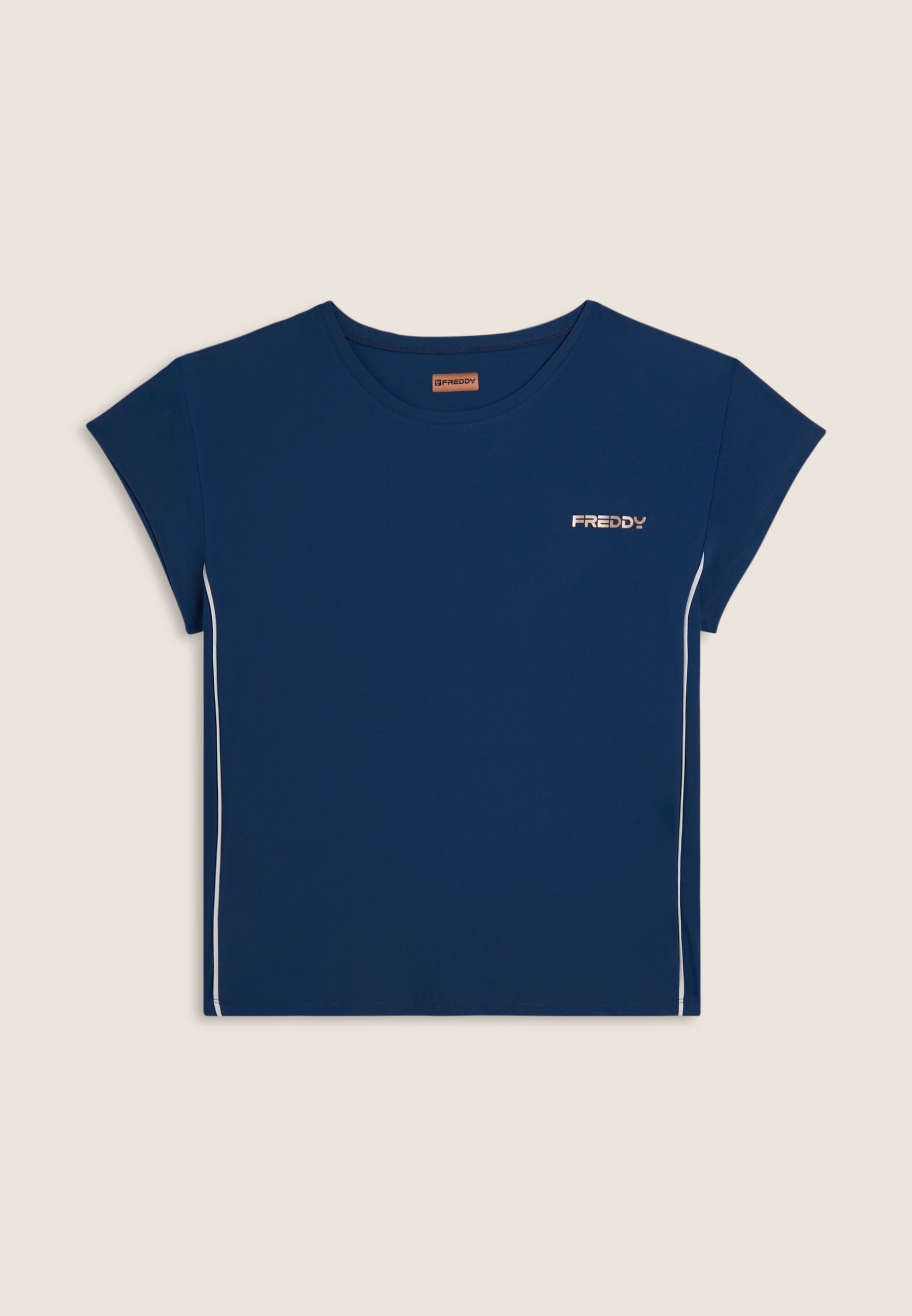 freddy-t-shirt-technique-femme-manches-ailettes-jersey-nylon image 8