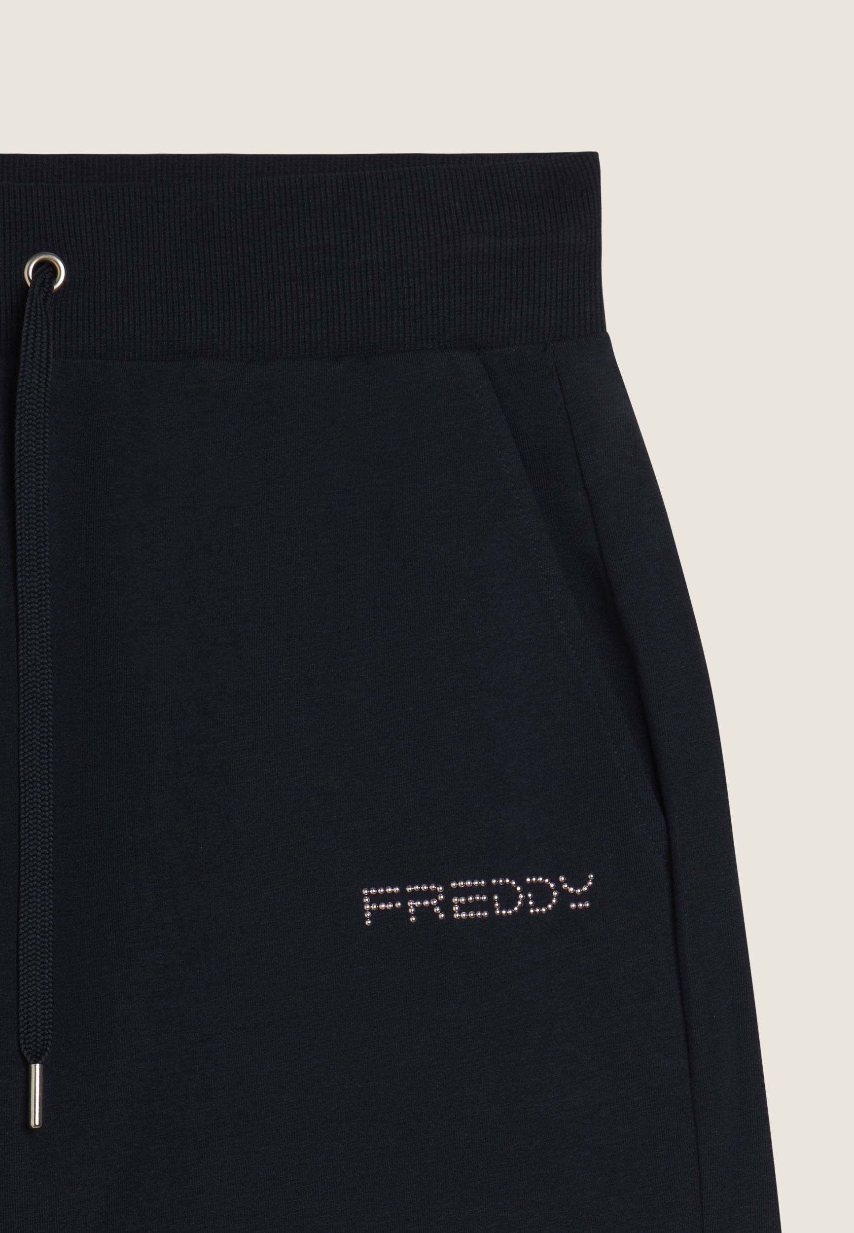 freddy-short-sport-femme-jersey-coton-coulisse-logo image 4