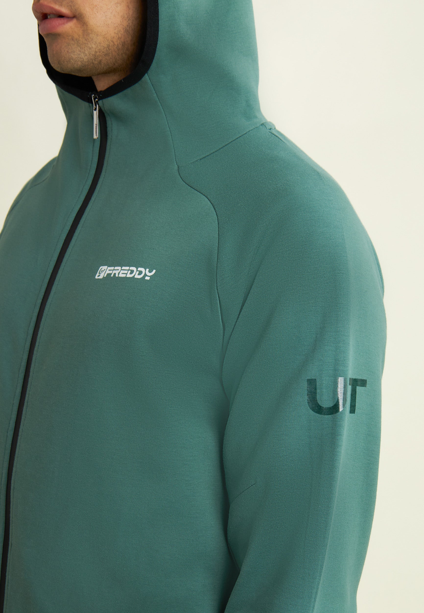 freddy-sweat-homme-full-zip-capuche-jacquard image 4