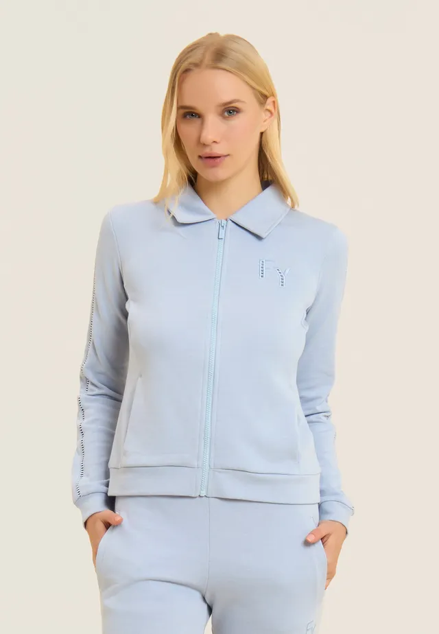 freddy-felpa-full-zip-col-chemise-french-terry-logo-fy-brod image 1