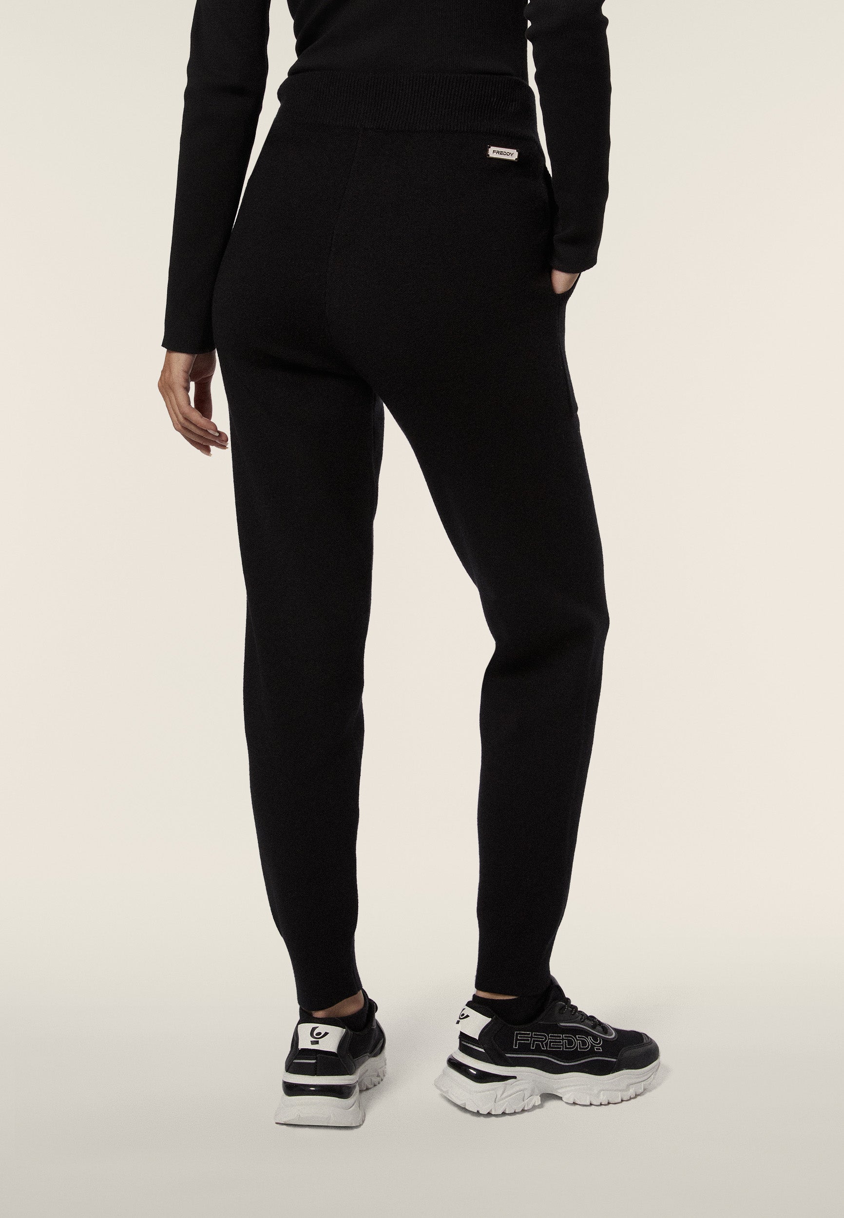 freddy-pantalon-tricot-ras-poignets-c-tes image 3