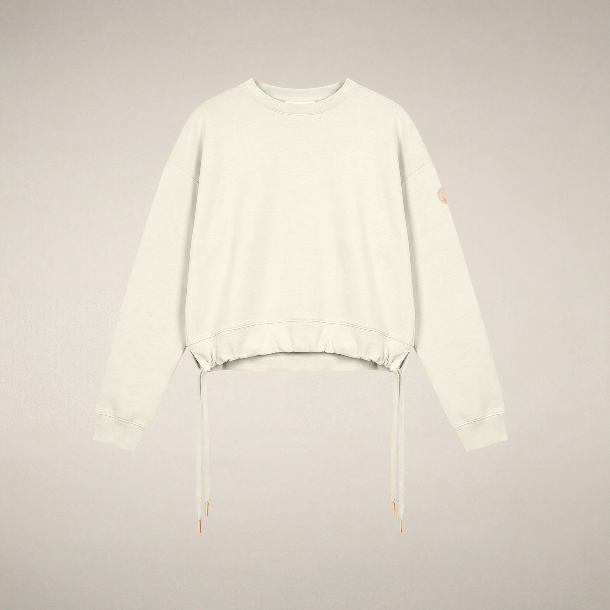 save-the-duck-akemi-sweat-col-rond-femme-blanc-nuage image 3