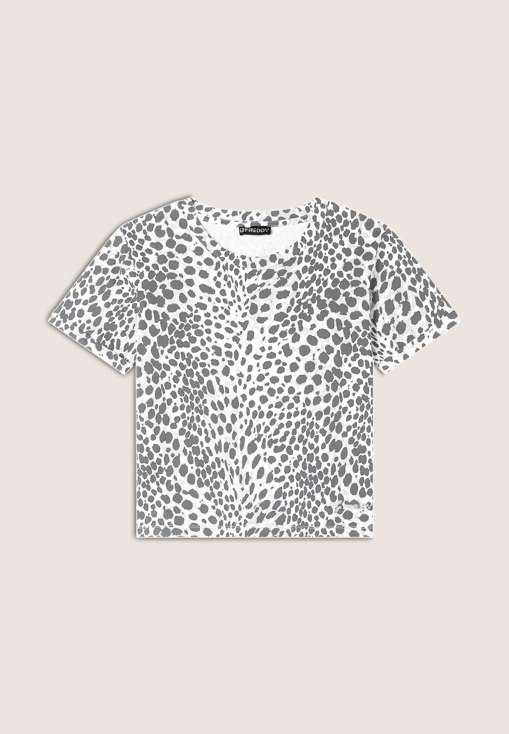 freddy-t-shirt-regular-fit-jersey-animalier-femme image 6