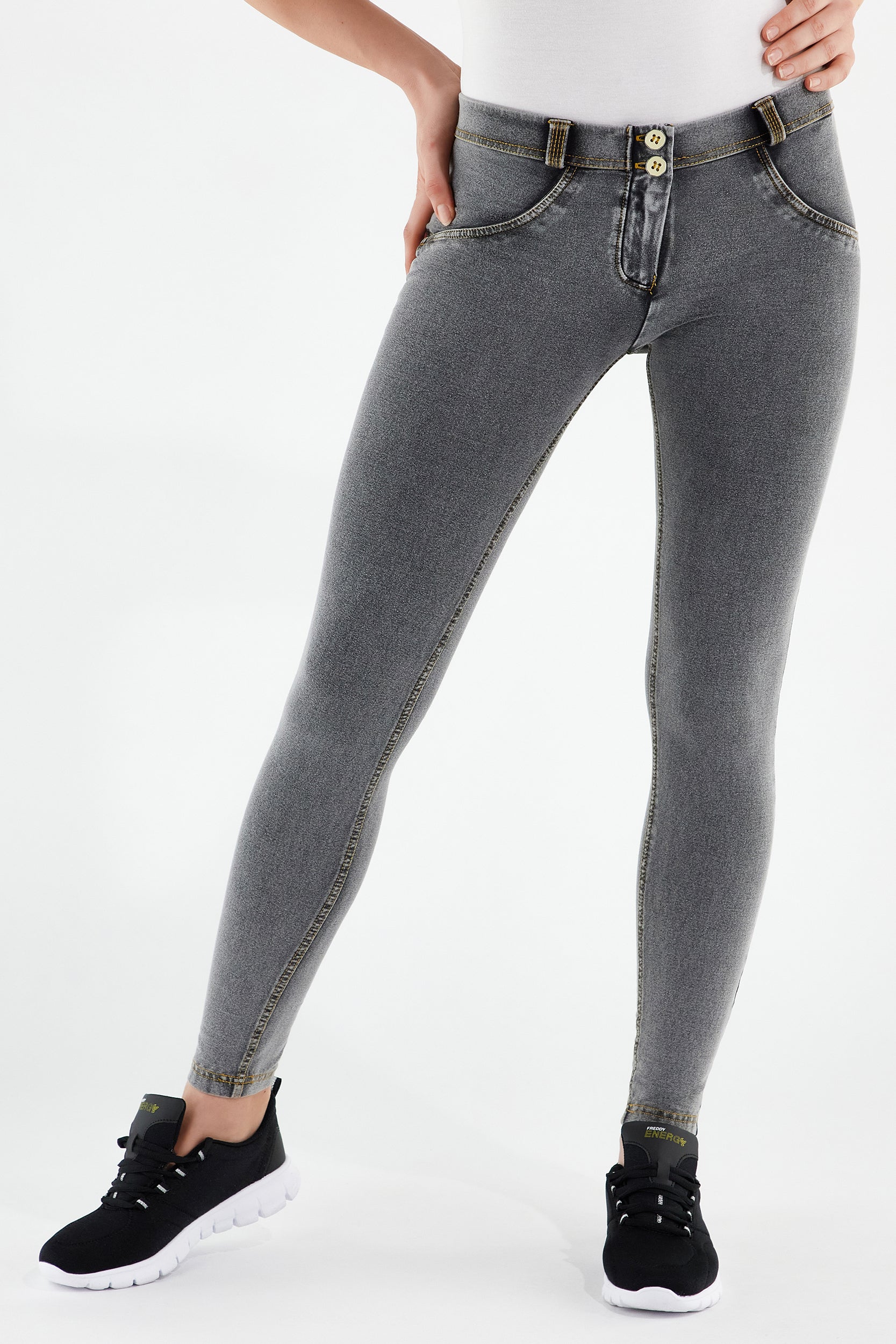 pantalon-wr-up-freddy-skinny-denim-clair-effet-shaping image 1