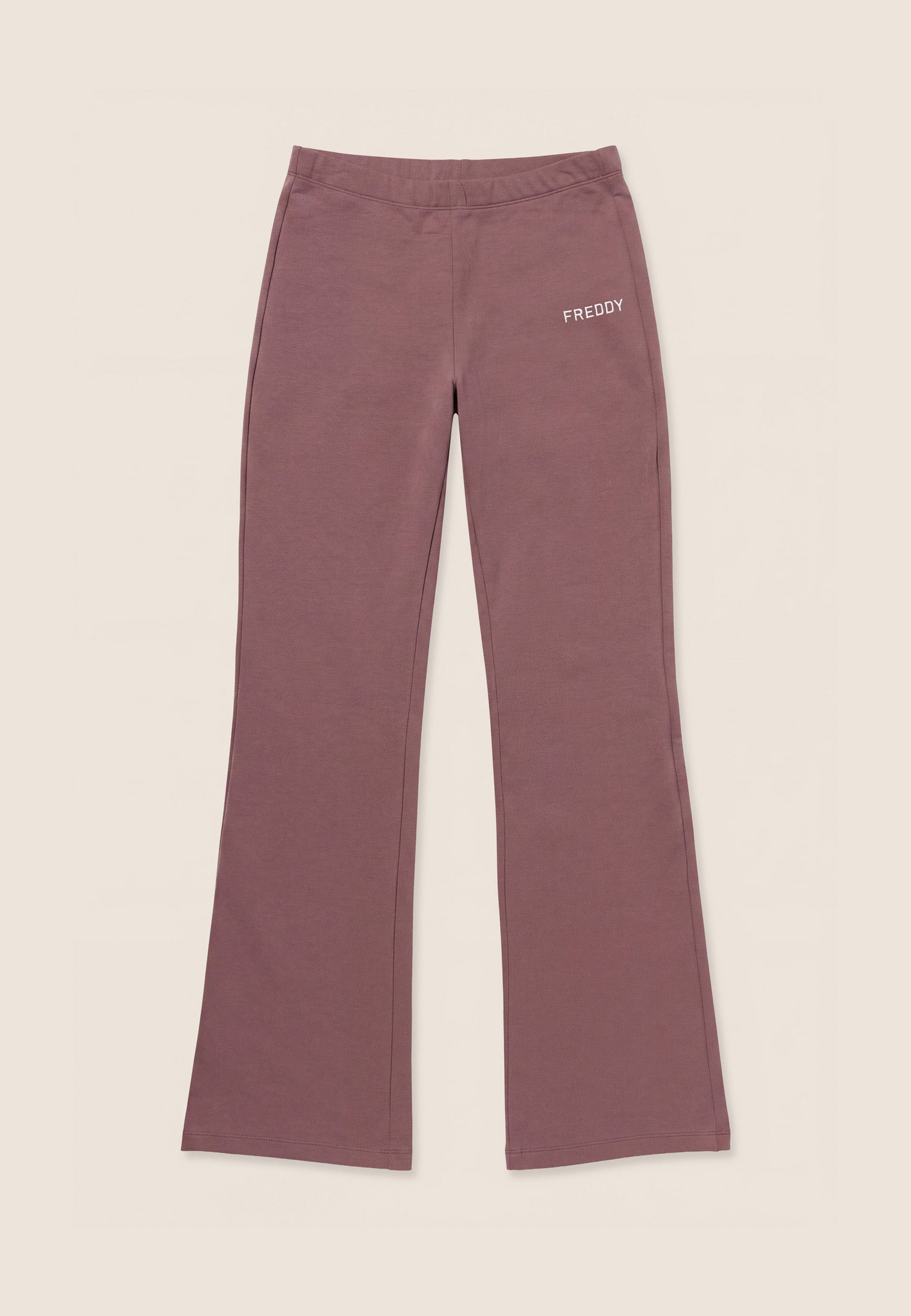 freddy-pantalon-sport-femme-slim-flare-en-molleton-coton-stretch image 1