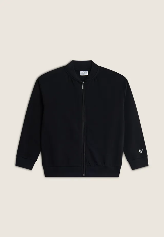 freddy-felpa-sweat-enfant-zipp-style-bomber-en-coton image 1