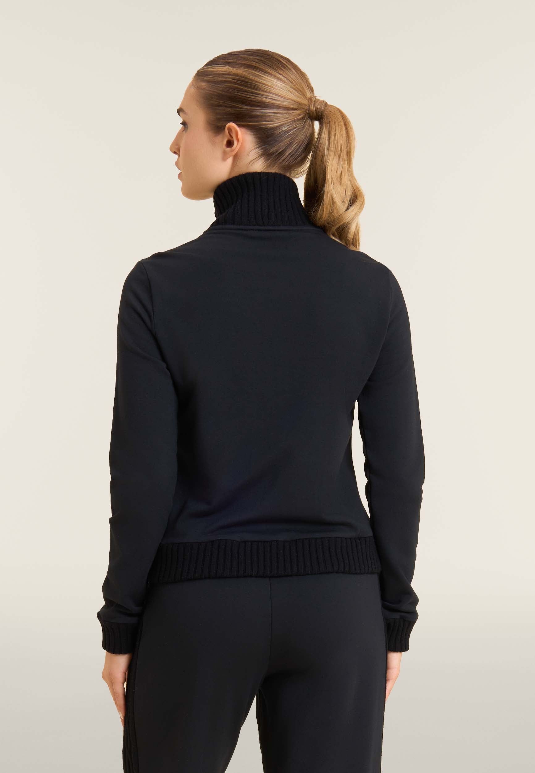 freddy-sweat-femme-slim-zipp-col-haut-tricot image 3