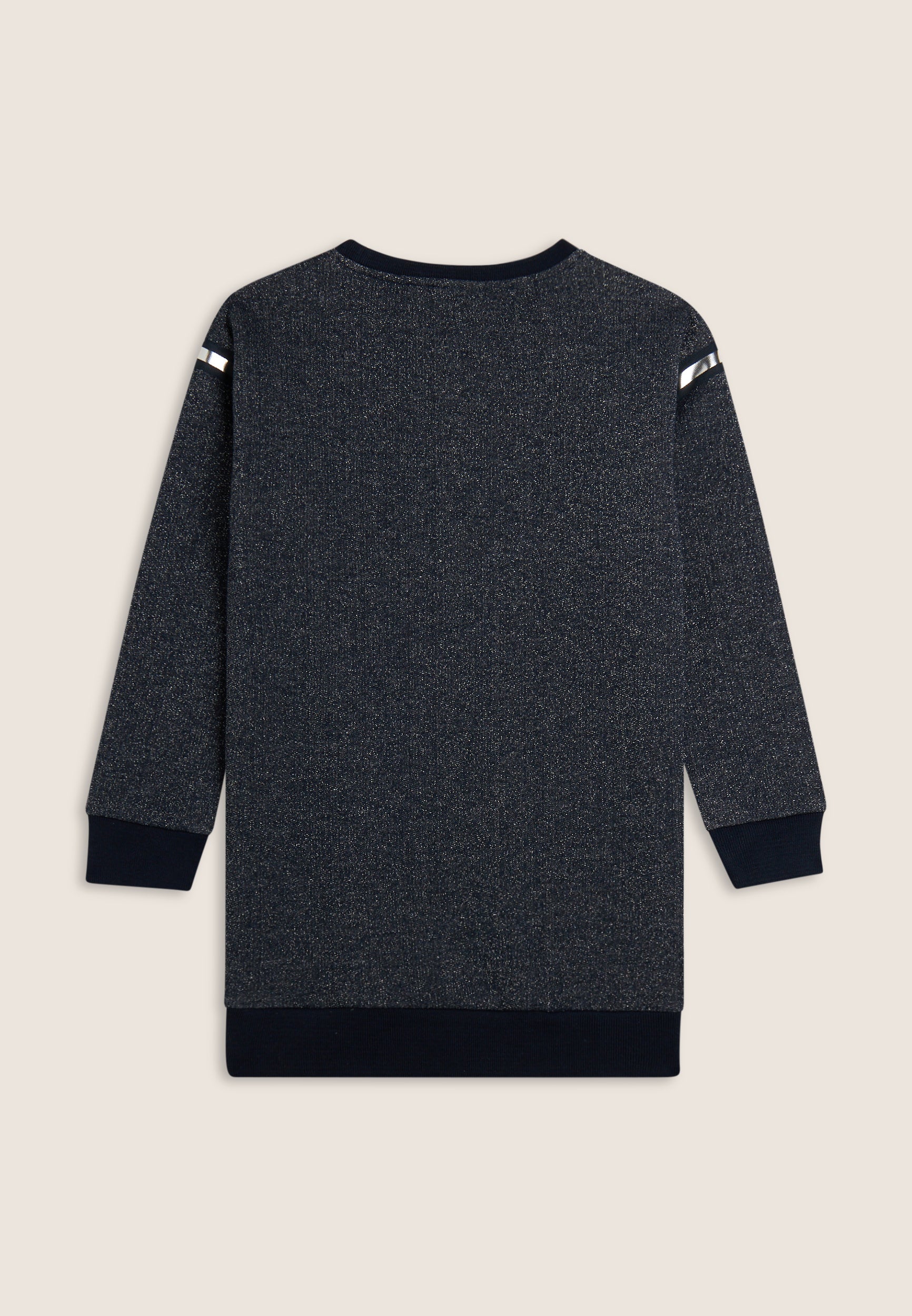 freddy-sweat-maxi-fille-coton-effet-lurex-argent image 2
