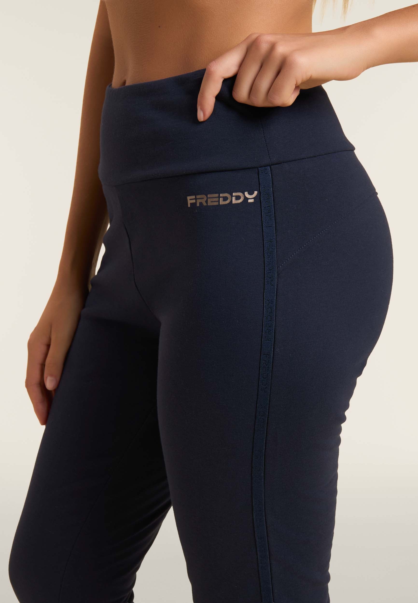 freddy-legging-molleton-taille-haute-bandes-logot-es image 4