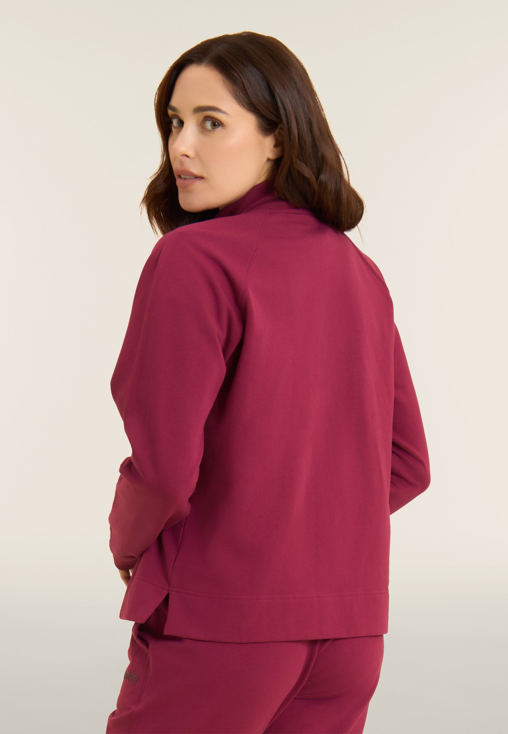 freddy-felpa-boxy-sweat-zipp-crop-femme-col-montant image 3