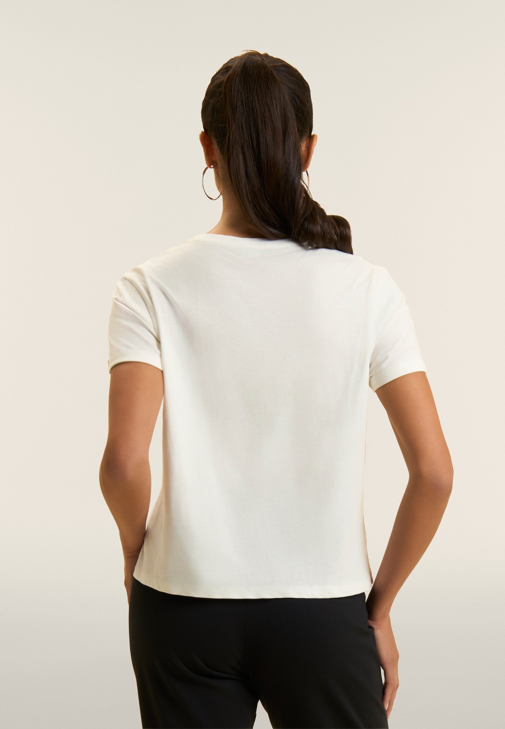 freddy-t-shirt-cropped-jersey-flamm-femme-manches-revers image 3