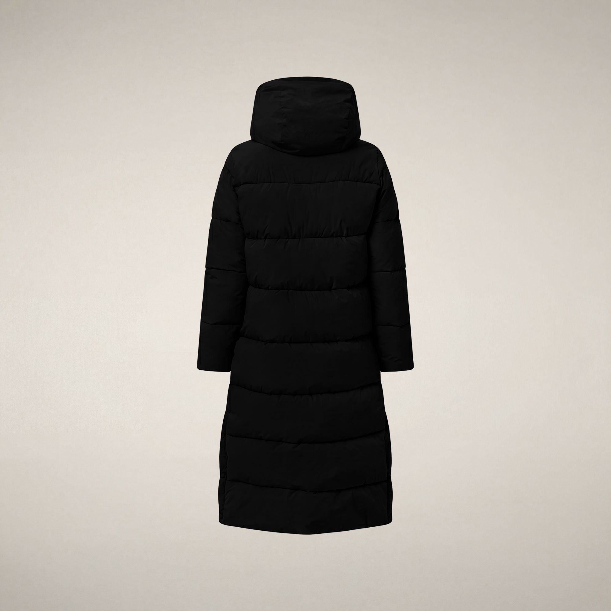 save-the-duck-zendaya-parka-femme-extra-longue-noire-hiver image 4