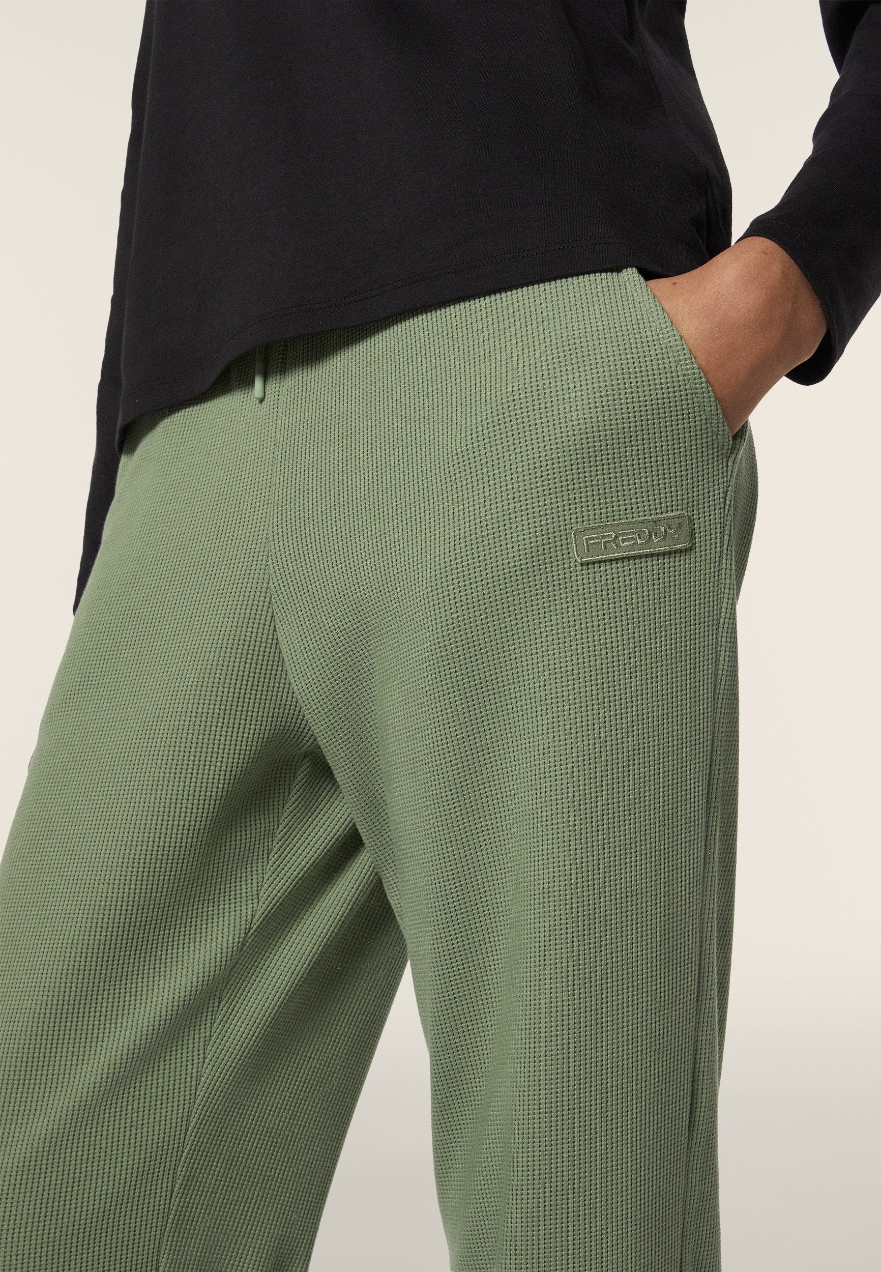 freddy-wr-up-pantalon-jogger-femme-jersey-waffle-comfort image 4