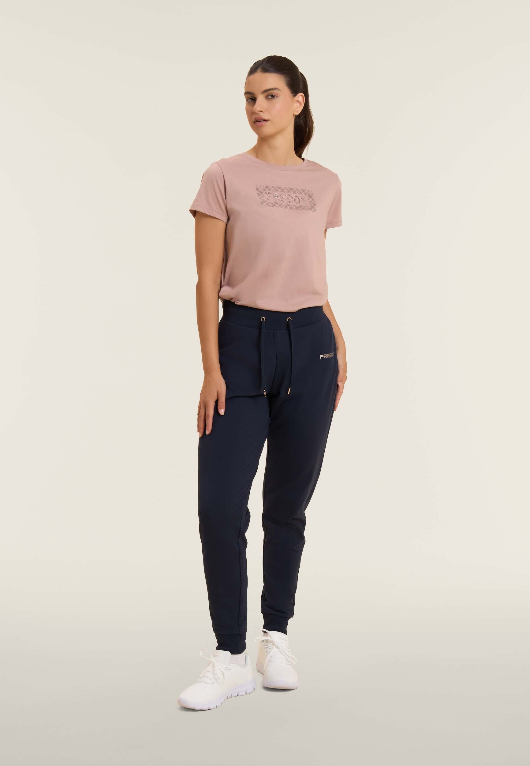 freddy-pantalon-jogging-regular-molleton-poignets-et-cordon image 2