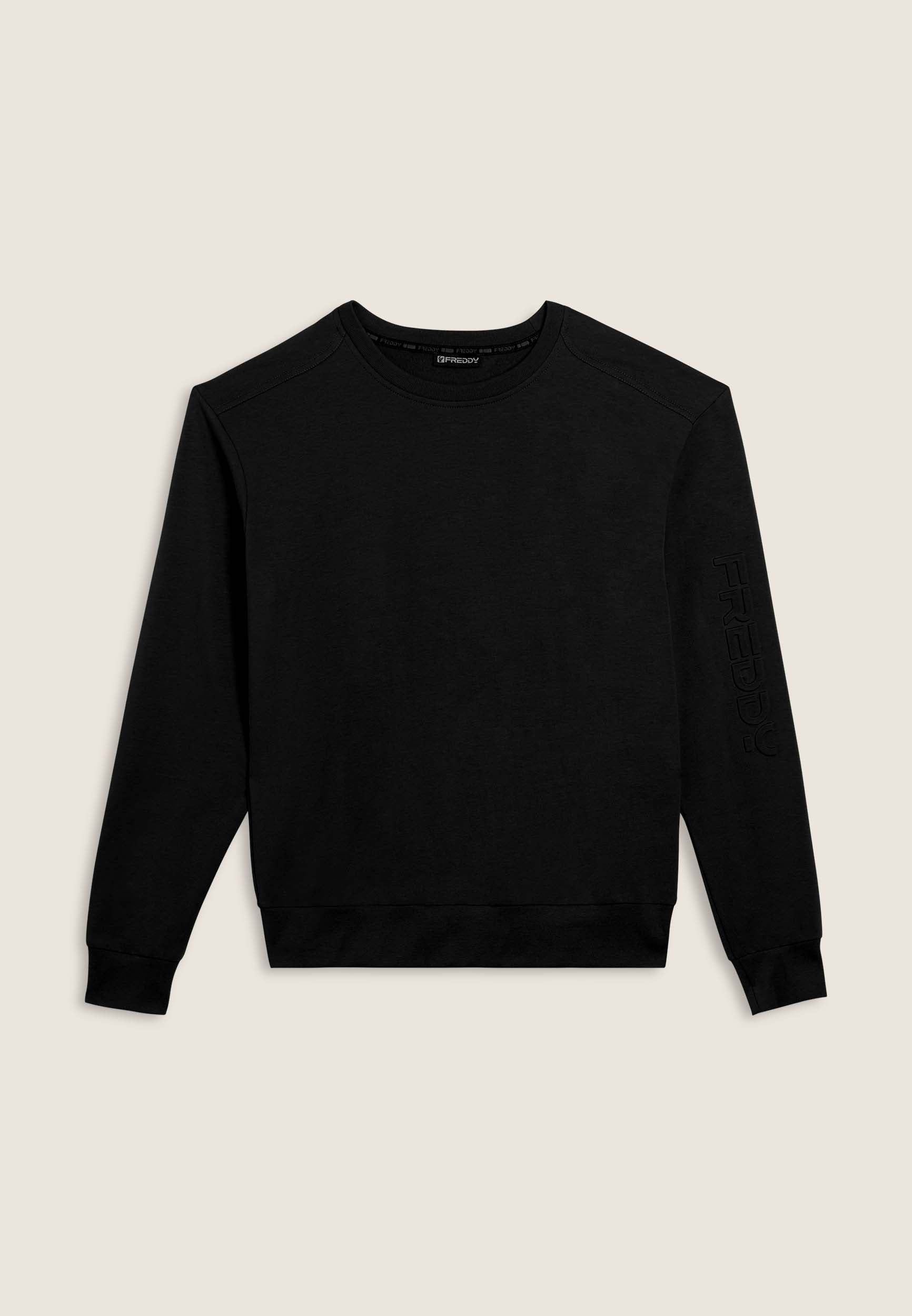 freddy-sweat-col-rond-homme-interlock-maxi-logo-manche image 4