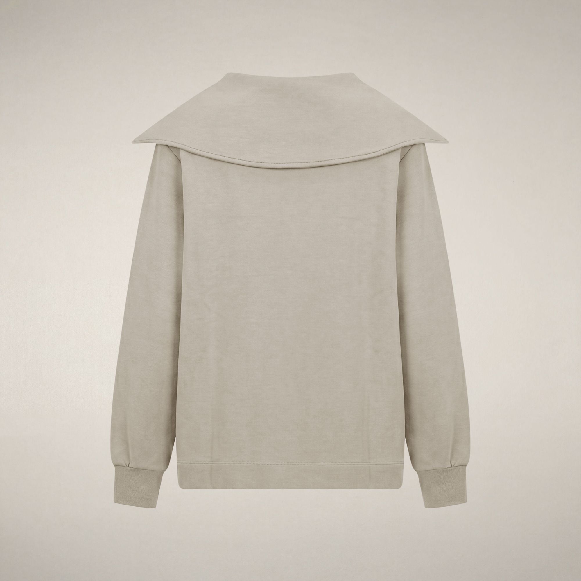 save-the-duck-hinata-top-mezza-zip-femme-beige-rainy image 4