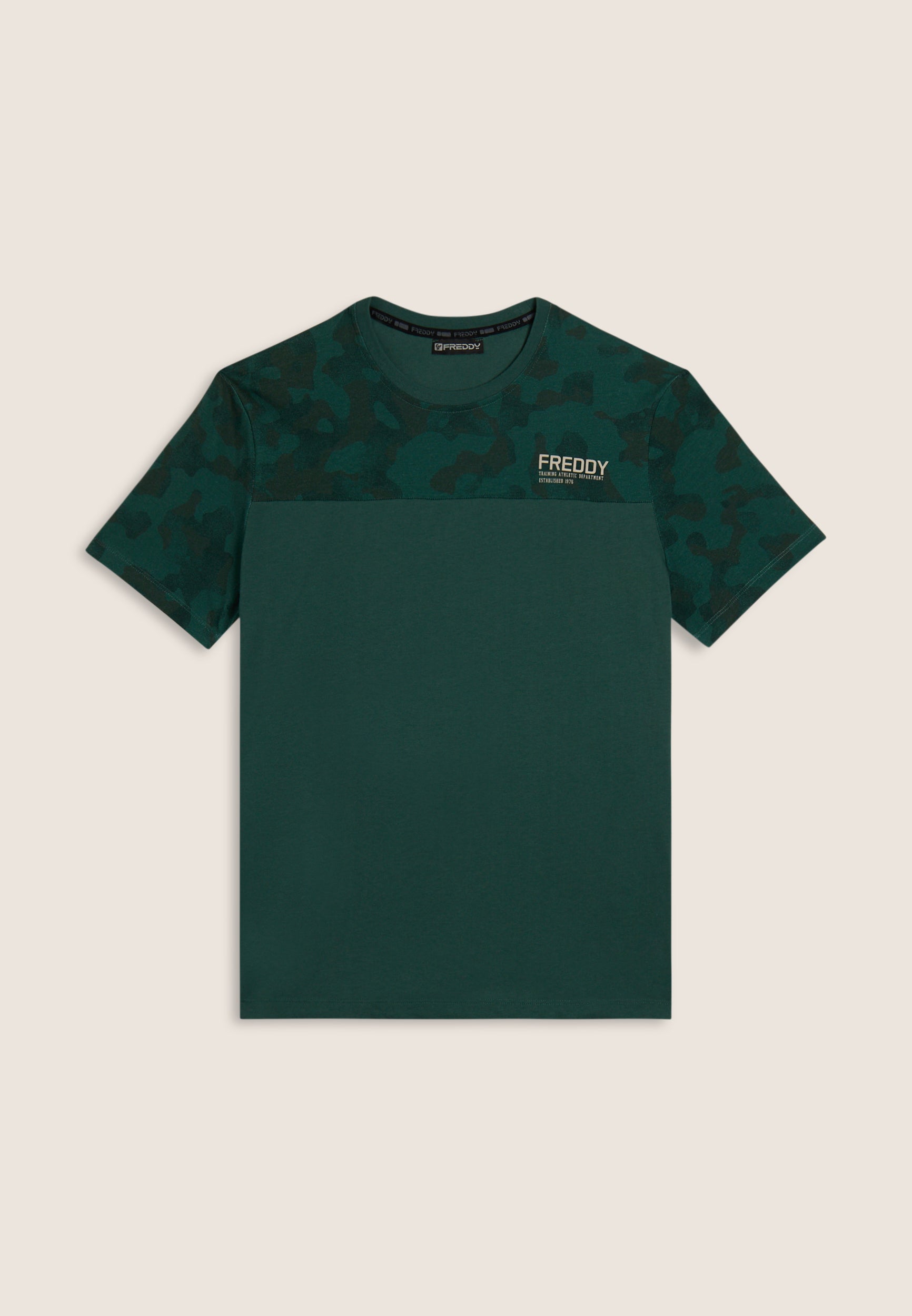 freddy-t-shirt-camouflage-c-ur-logo-fond-uni-coton image 5