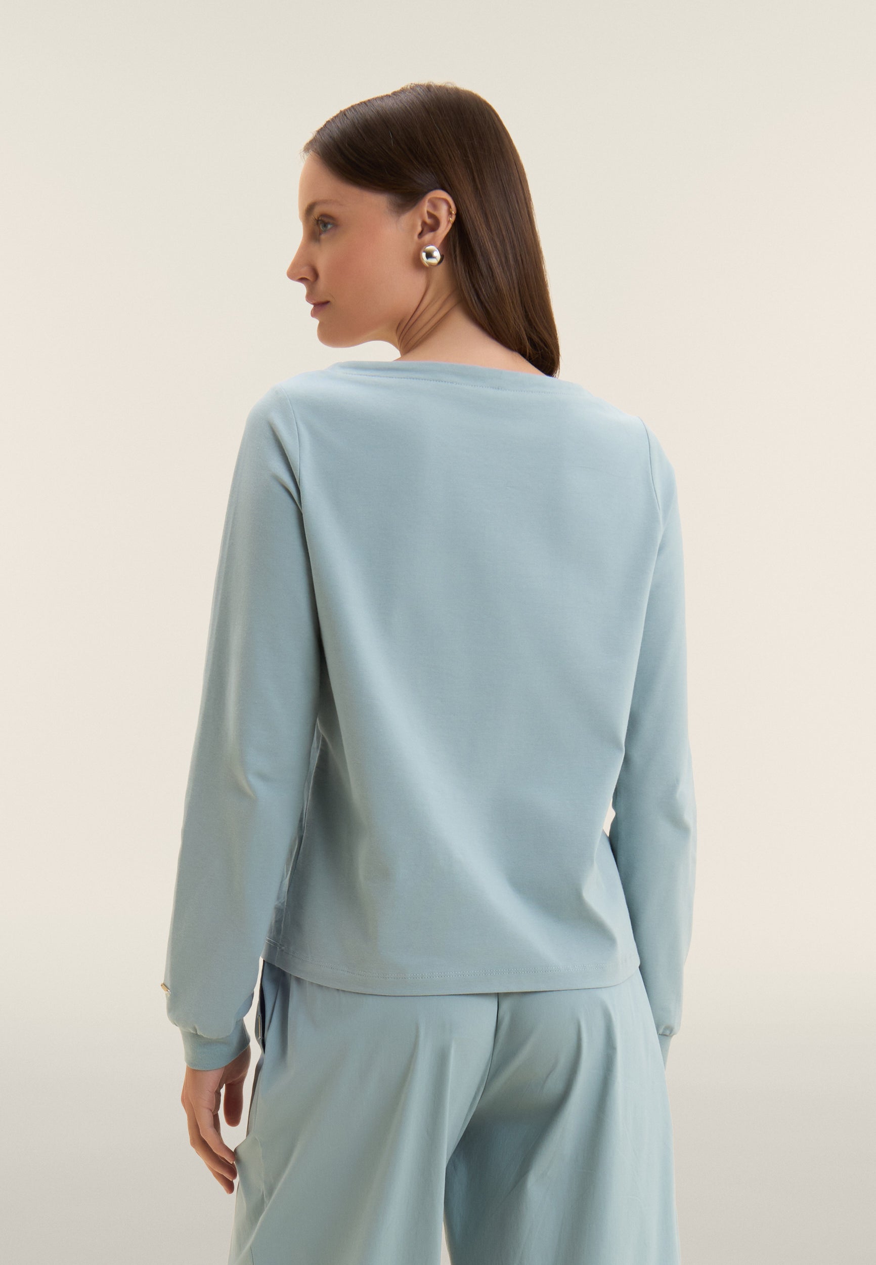 freddy-felpa-girocollo-broderie-florale-femme image 3