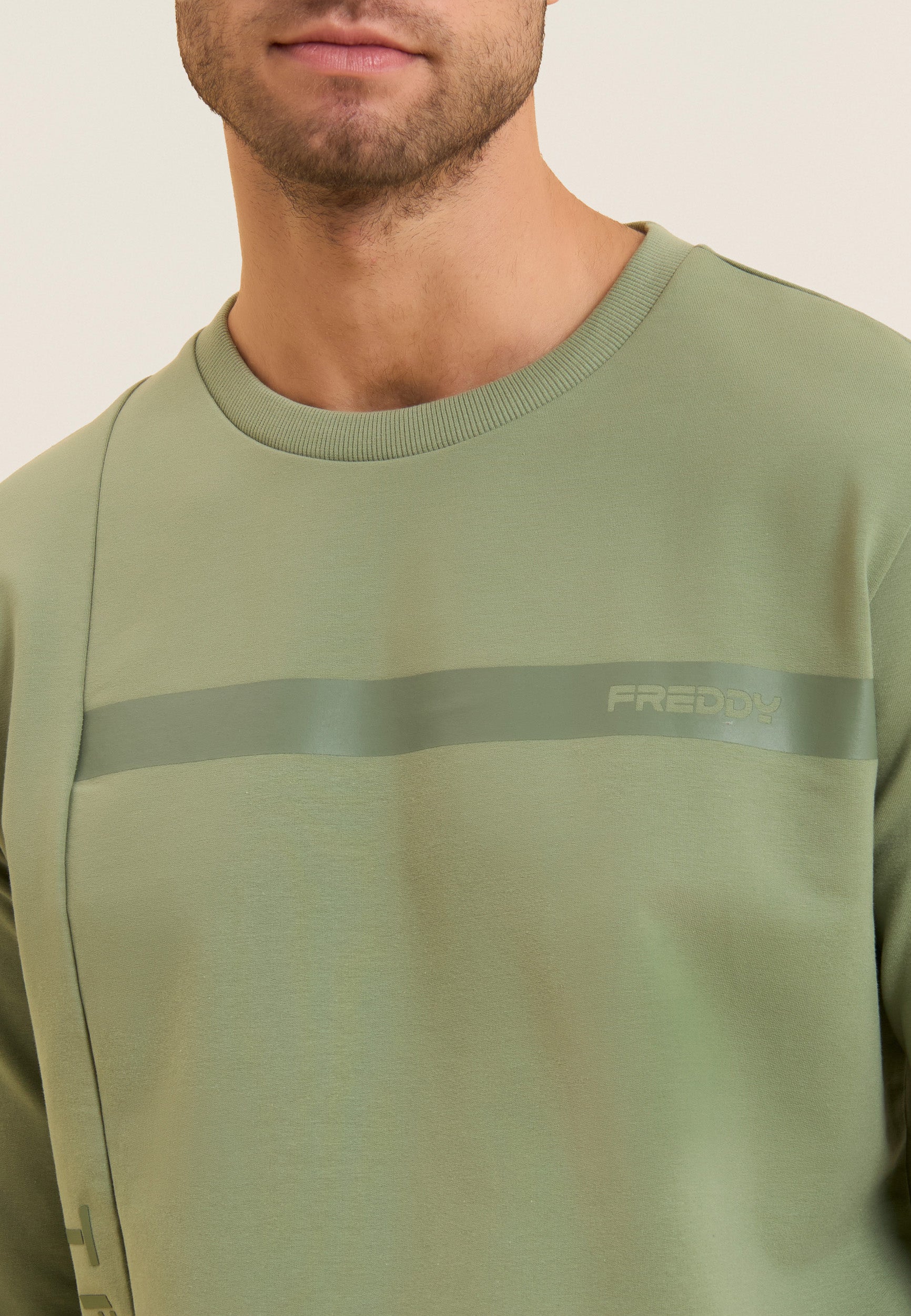 freddy-sweat-homme-training-baby-french-terry-ton-sur-ton image 4
