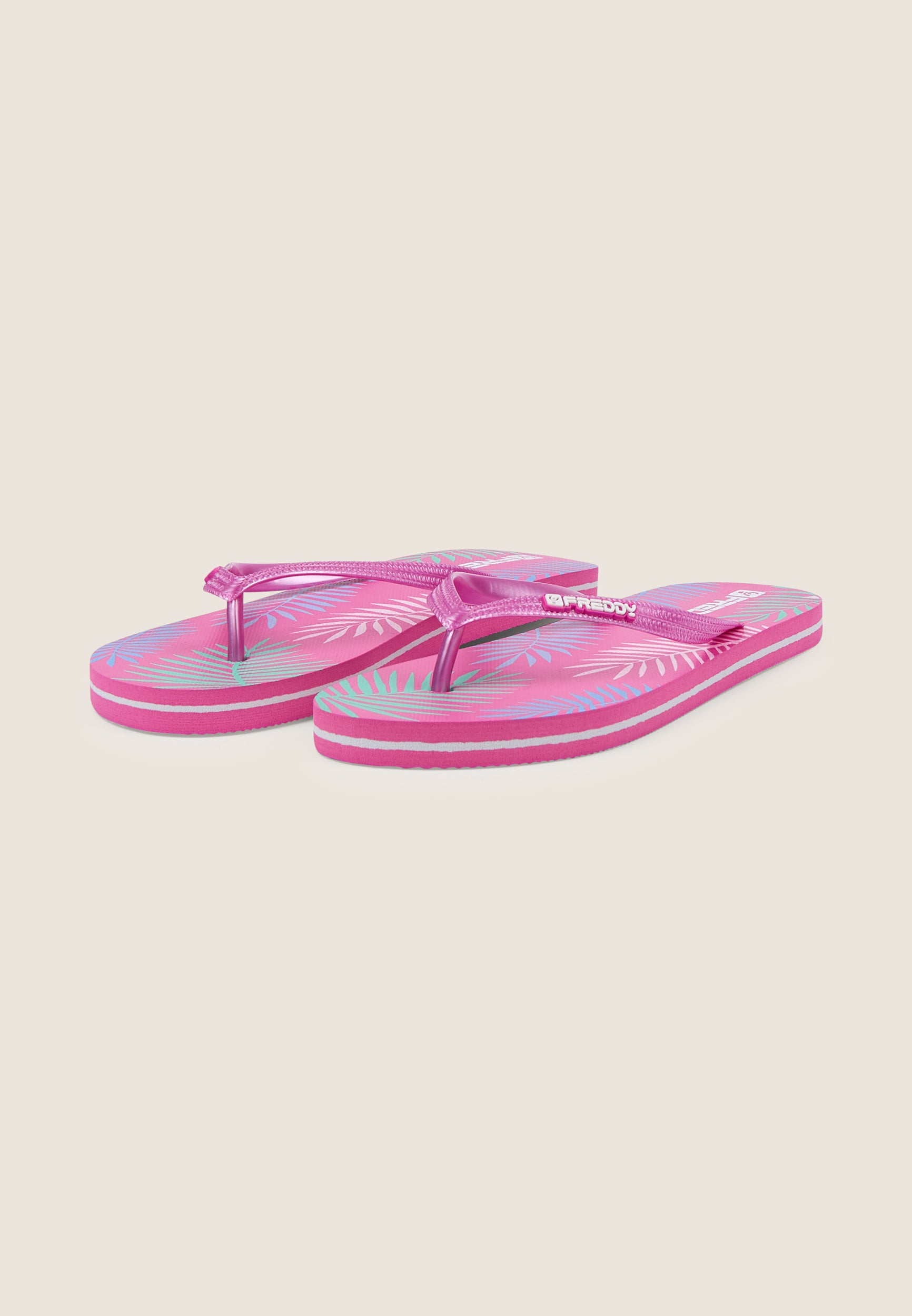 freddy-tongs-flip-flop-femme-imprim-tropical-avec-logo image 2