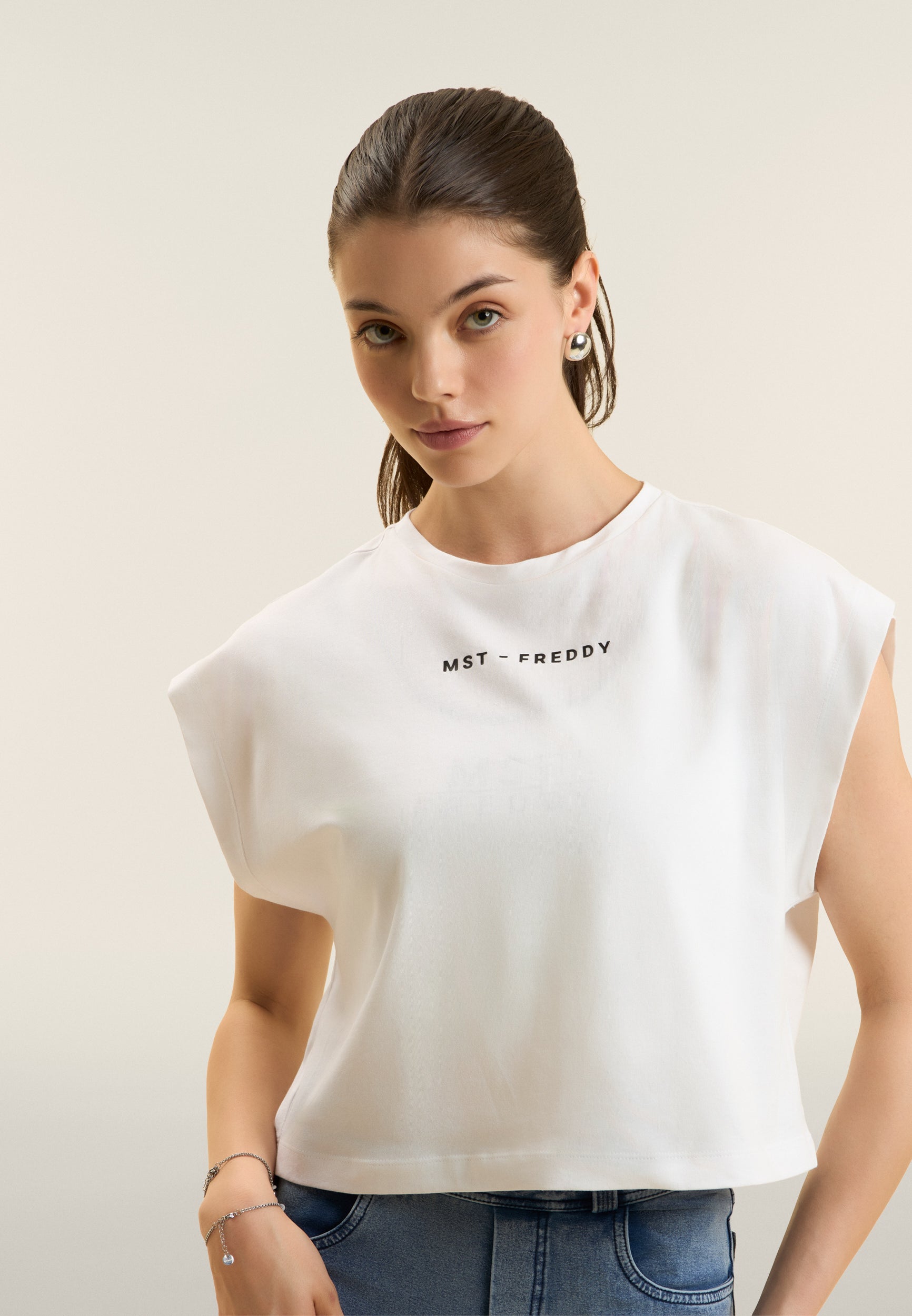 t-shirt-freddy-cropped-mst-t-shirt-manches-courtes-femme image 4
