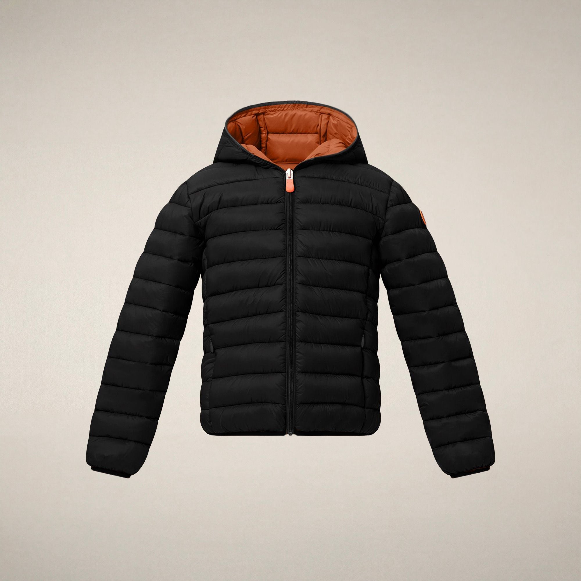 save-the-duck-dony-doudoune-enfant-noir-capuche image 1